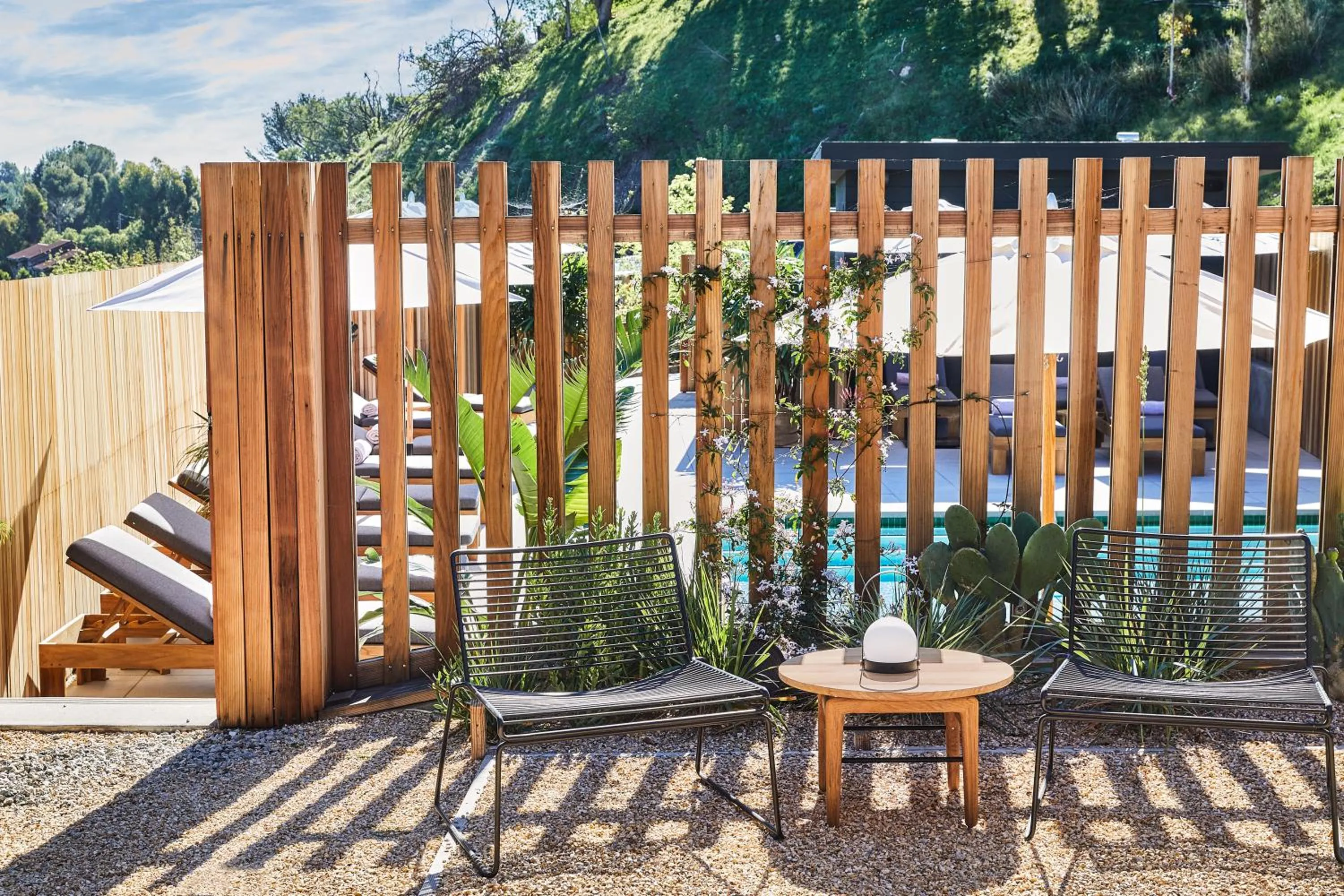 Patio in Hotel June Malibu