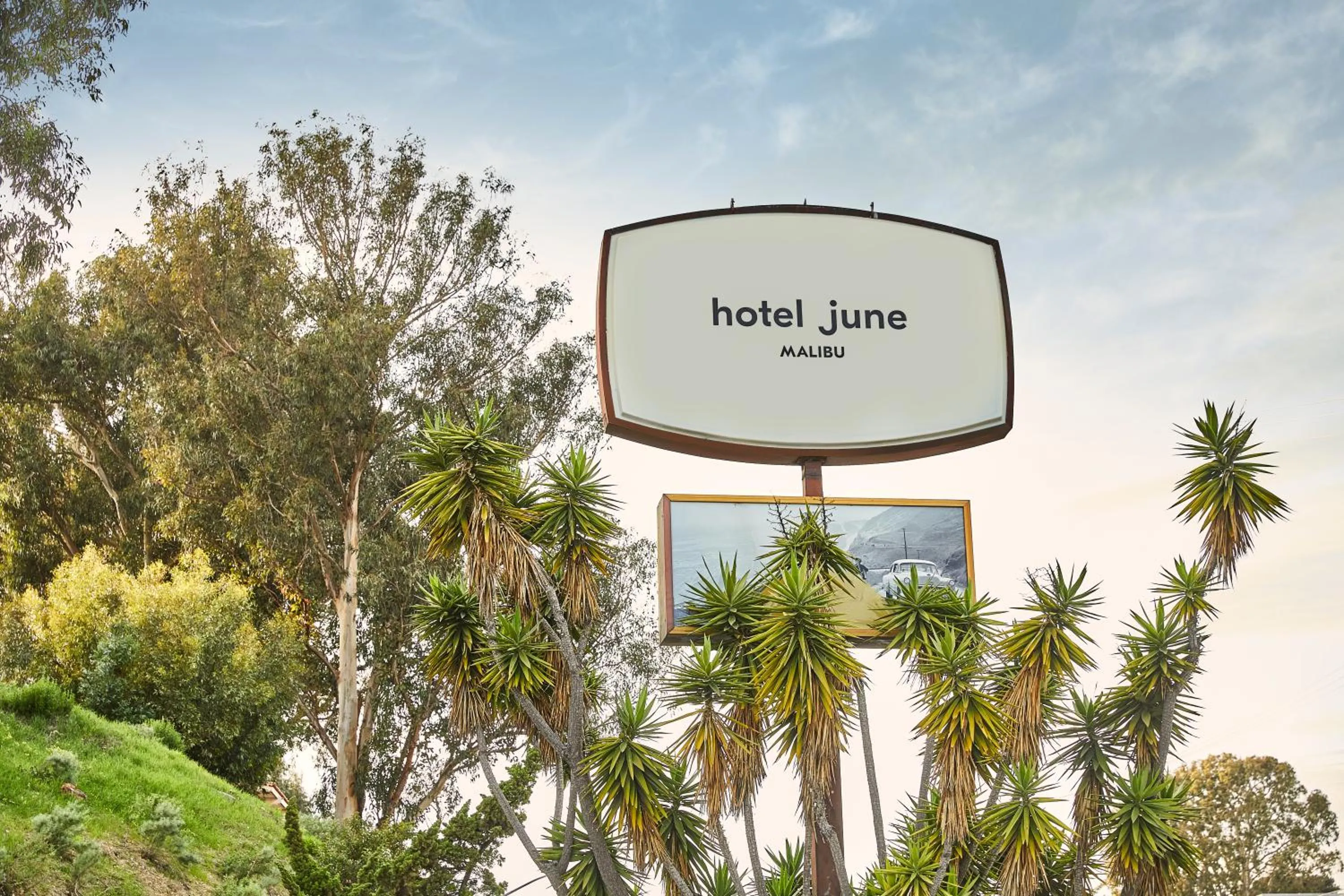 Property logo or sign in Hotel June Malibu