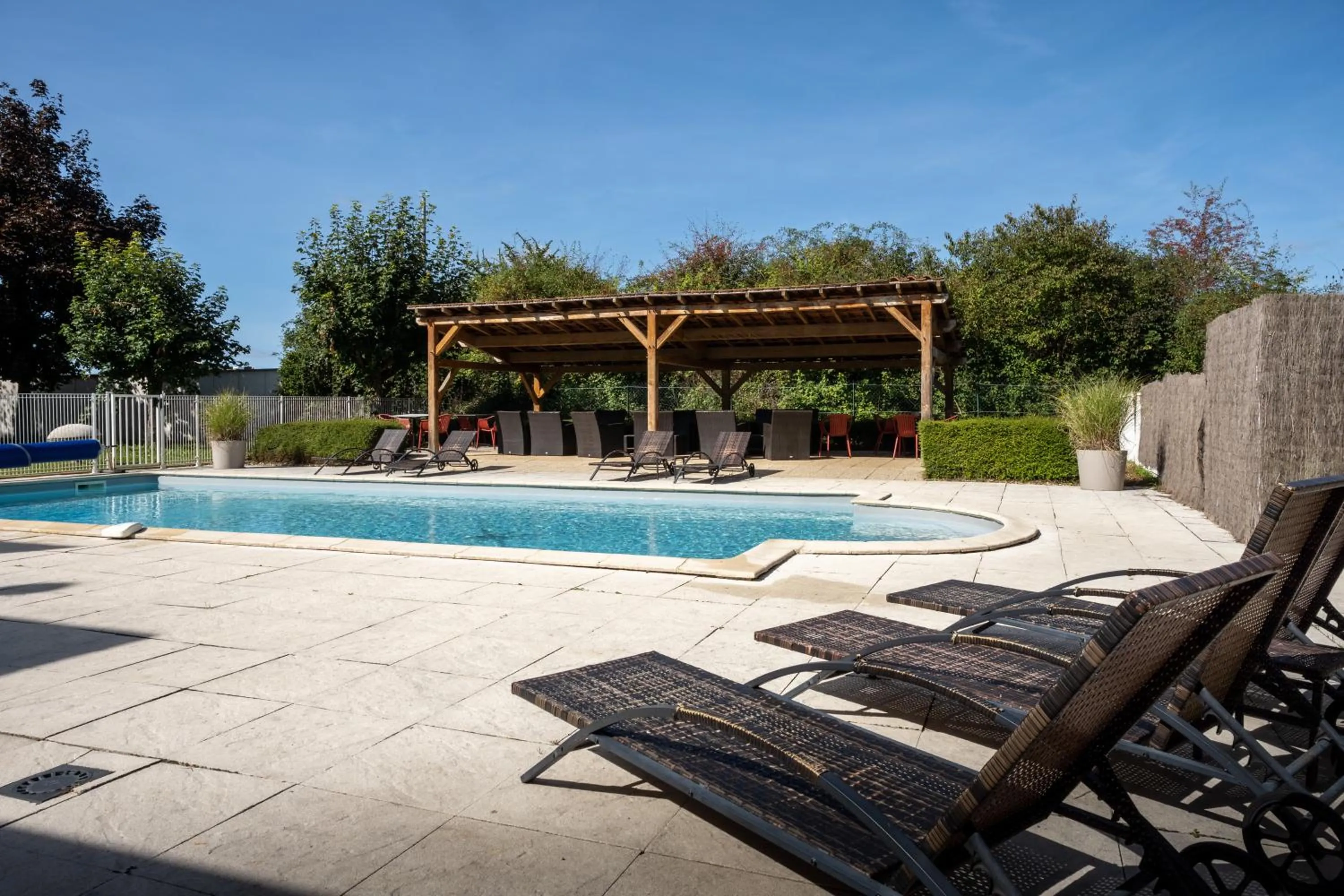 Patio in Tulip Inn Beaune