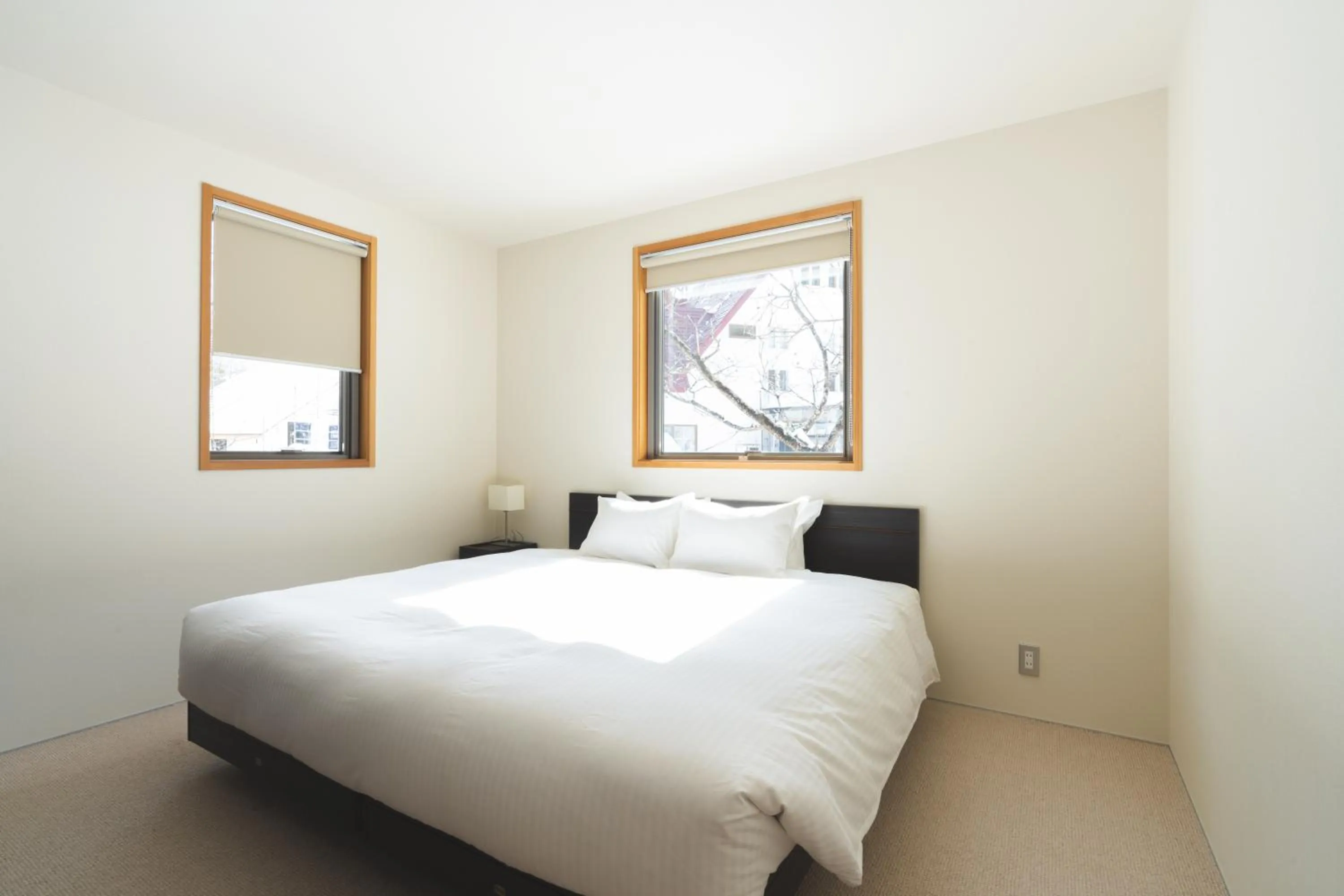 Bedroom, Bed in Solar Chalets by HHG