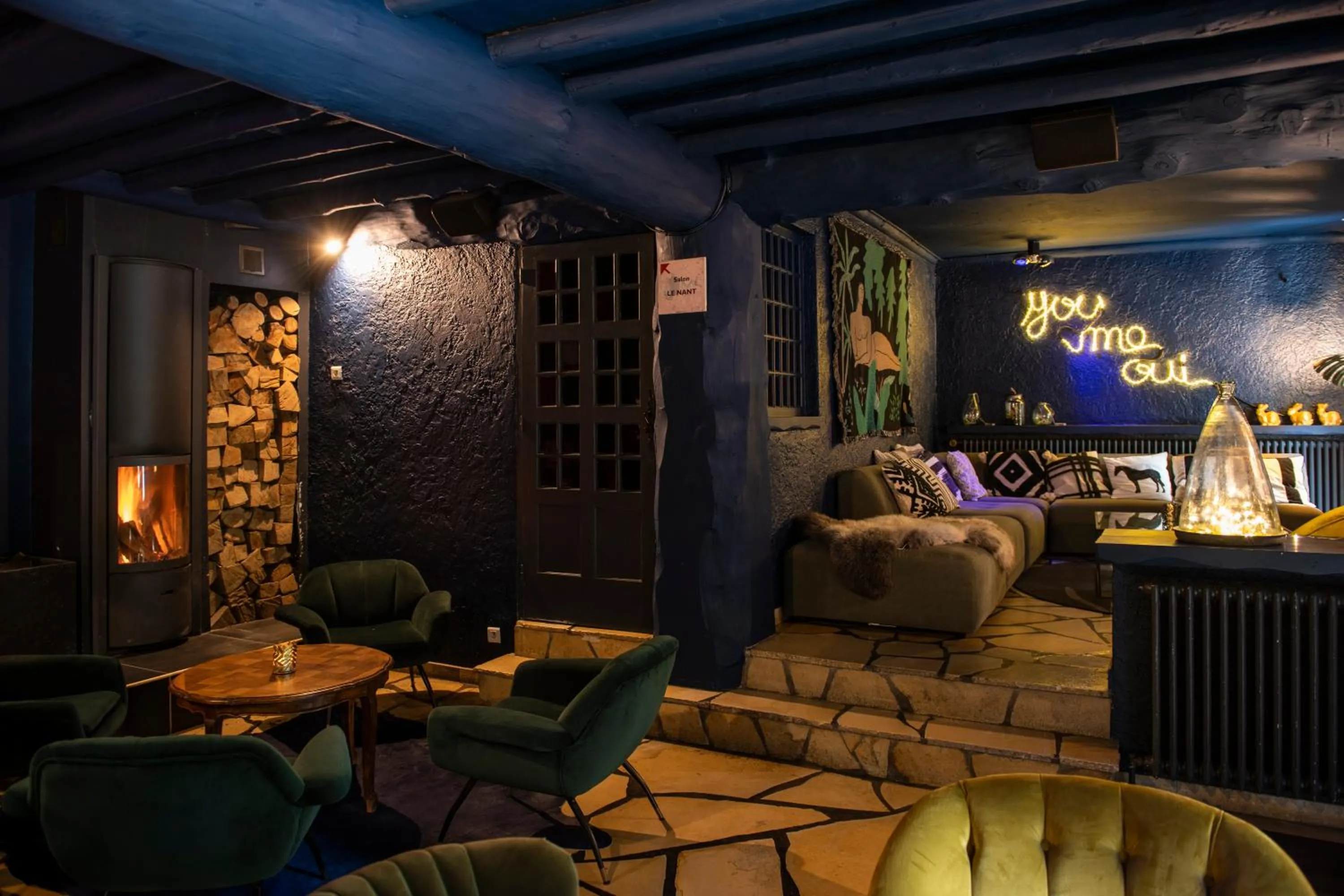 Lounge or bar in Domaine La Gentilhommière