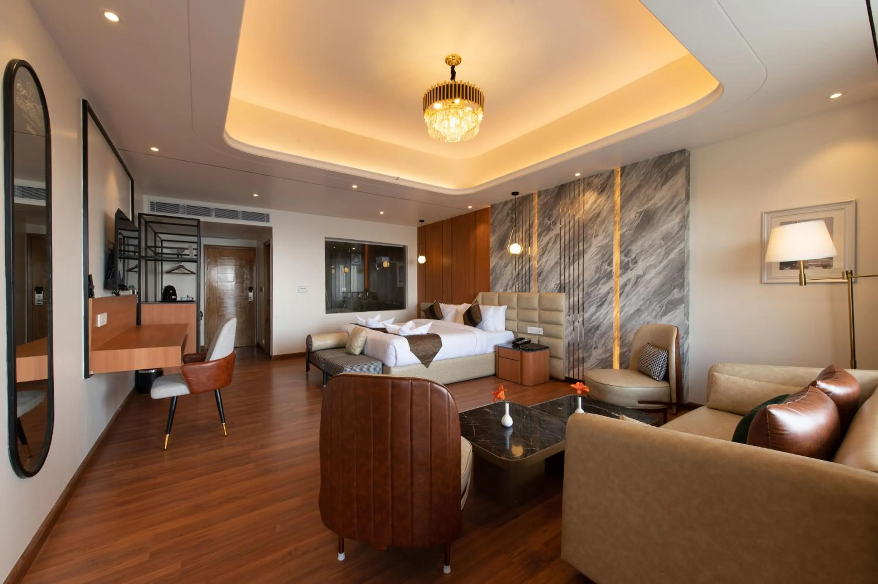 Bed in Ekant Retreat Resort