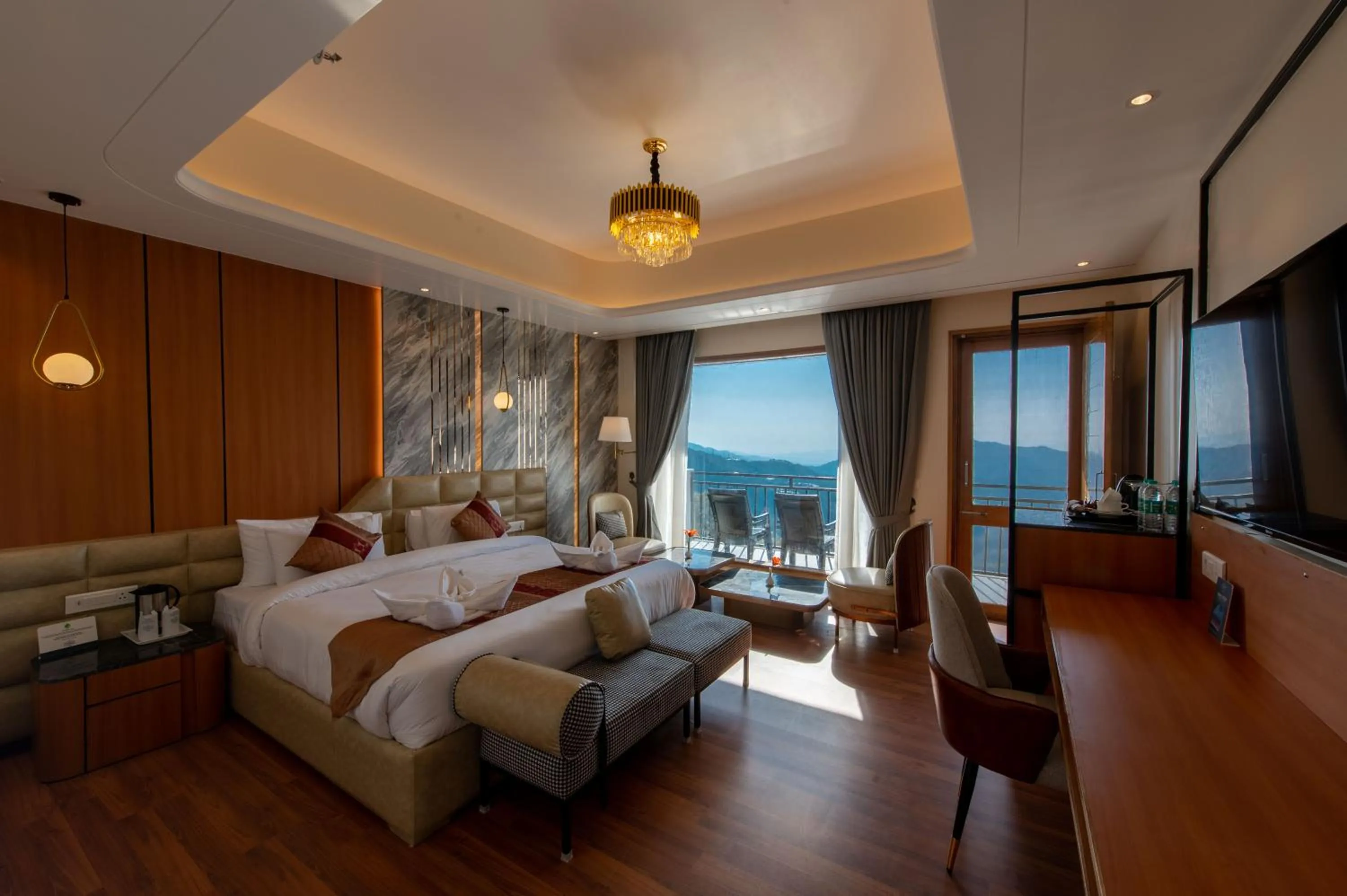 Bed in Ekant Retreat Resort