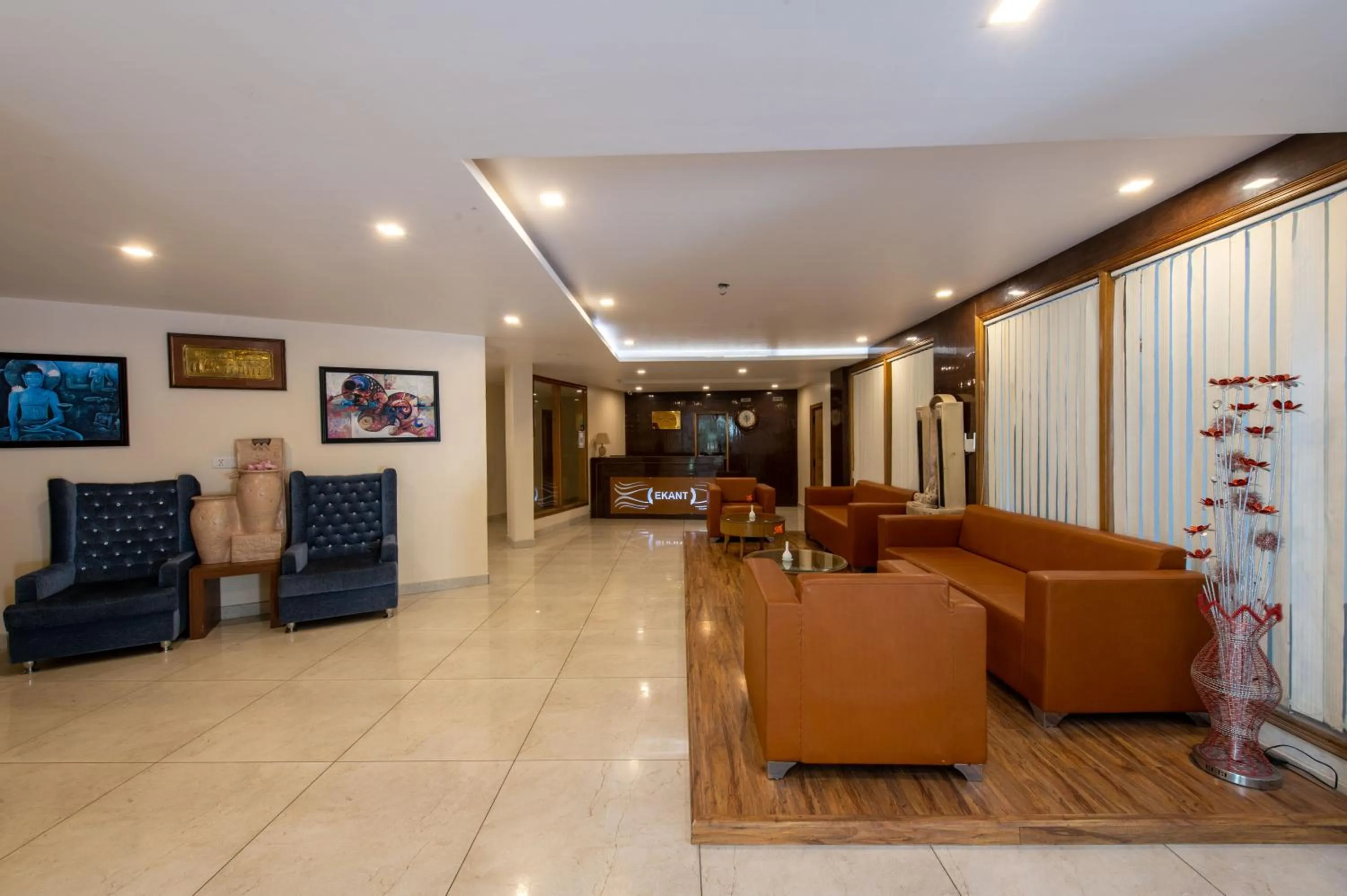 Seating area in Ekant Retreat Resort