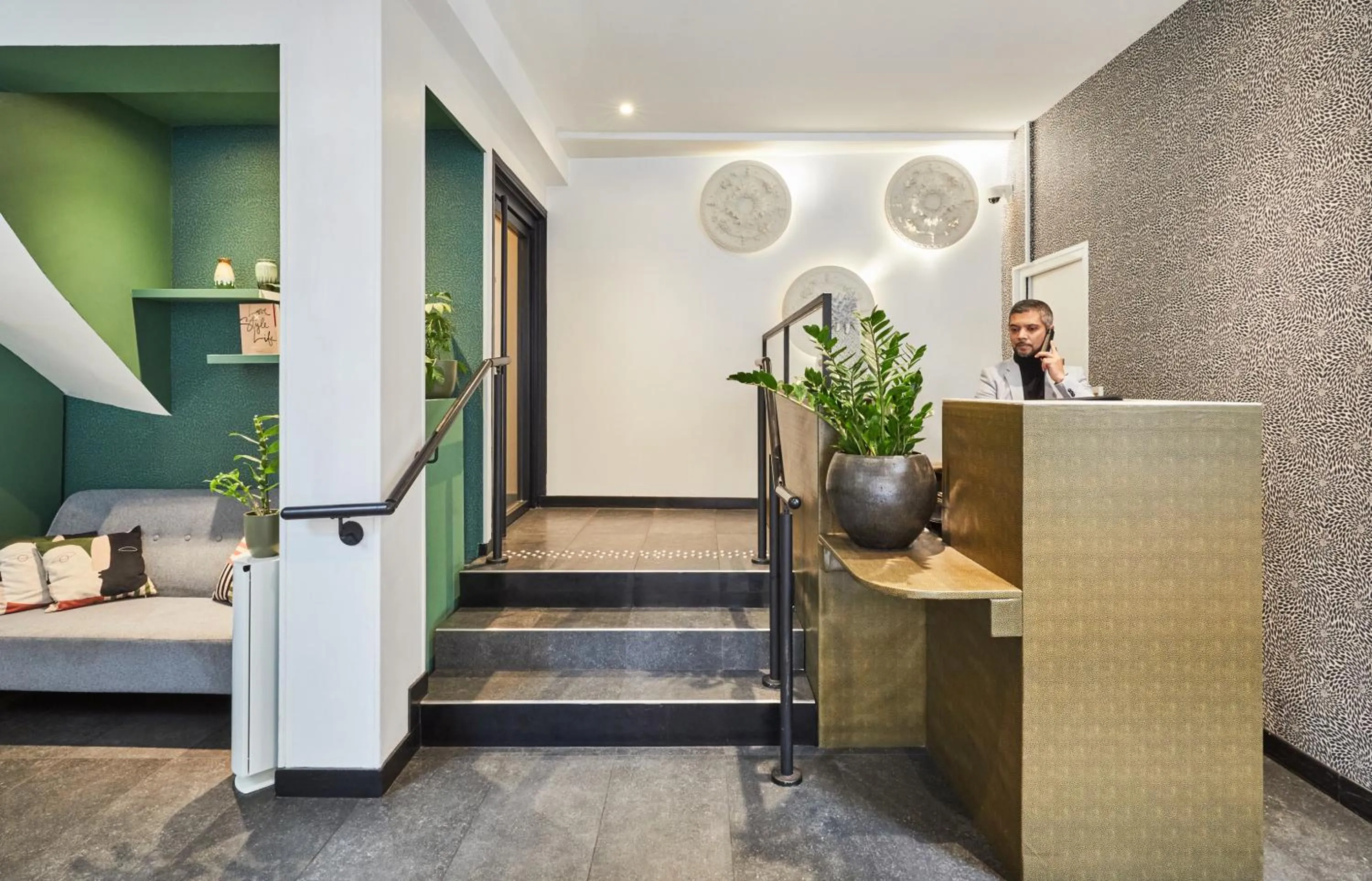 Lobby or reception in Hotel Petit Lafayette