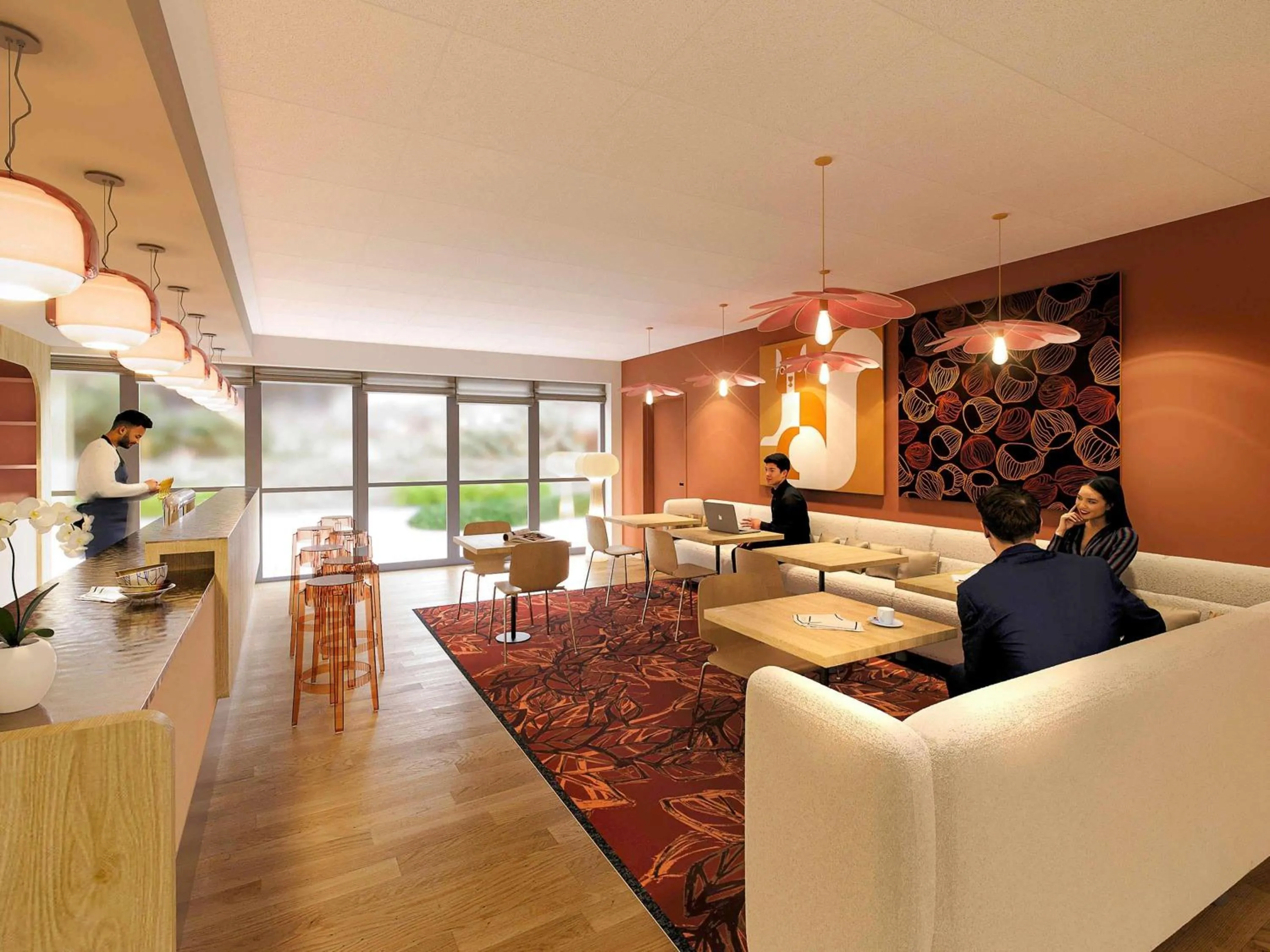 Lounge or bar in ibis Styles Guéret