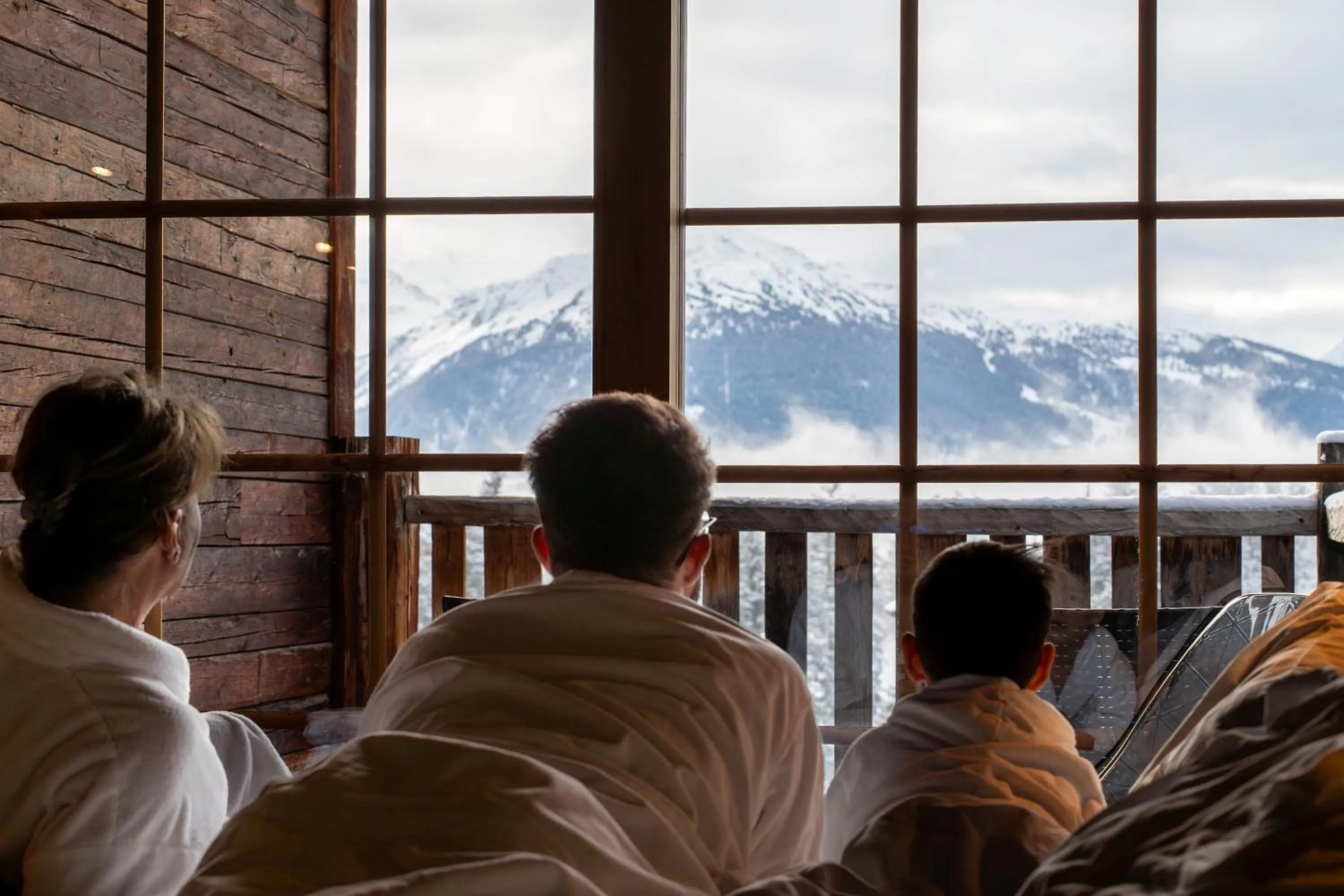 Mountain view in Hotel Etrier