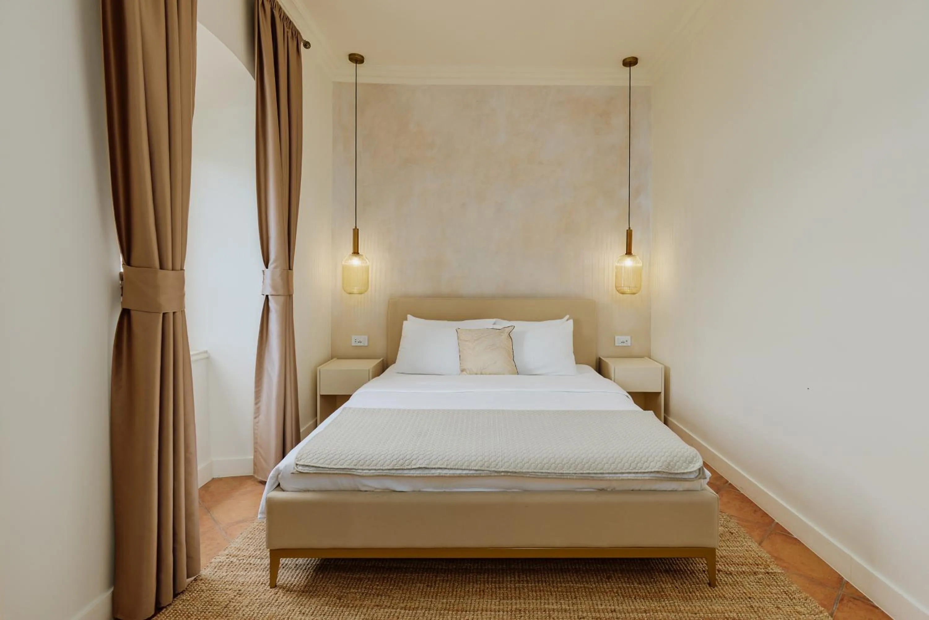 Bed in Vila Perast Boutique Hotel