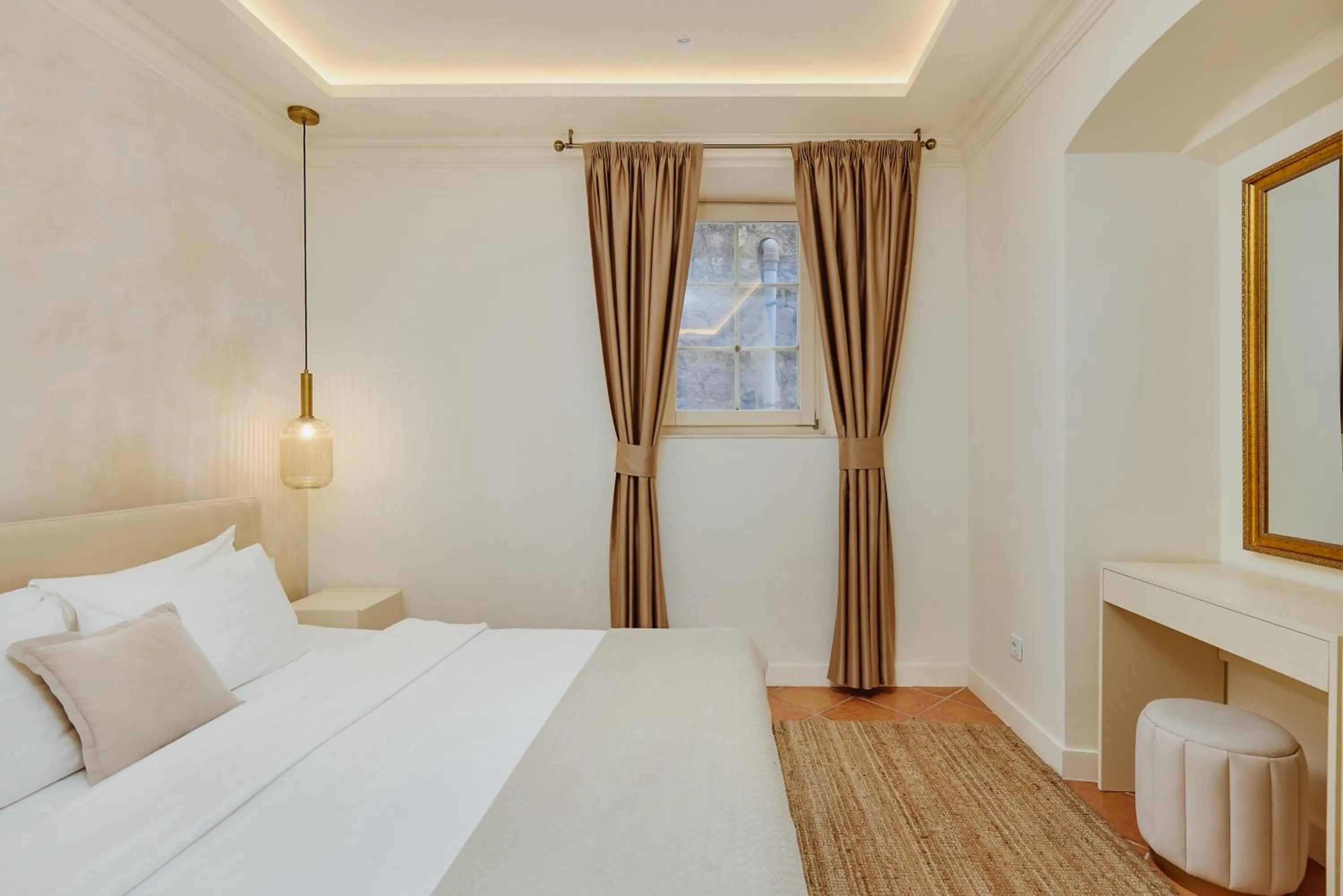 Bed in Vila Perast Boutique Hotel