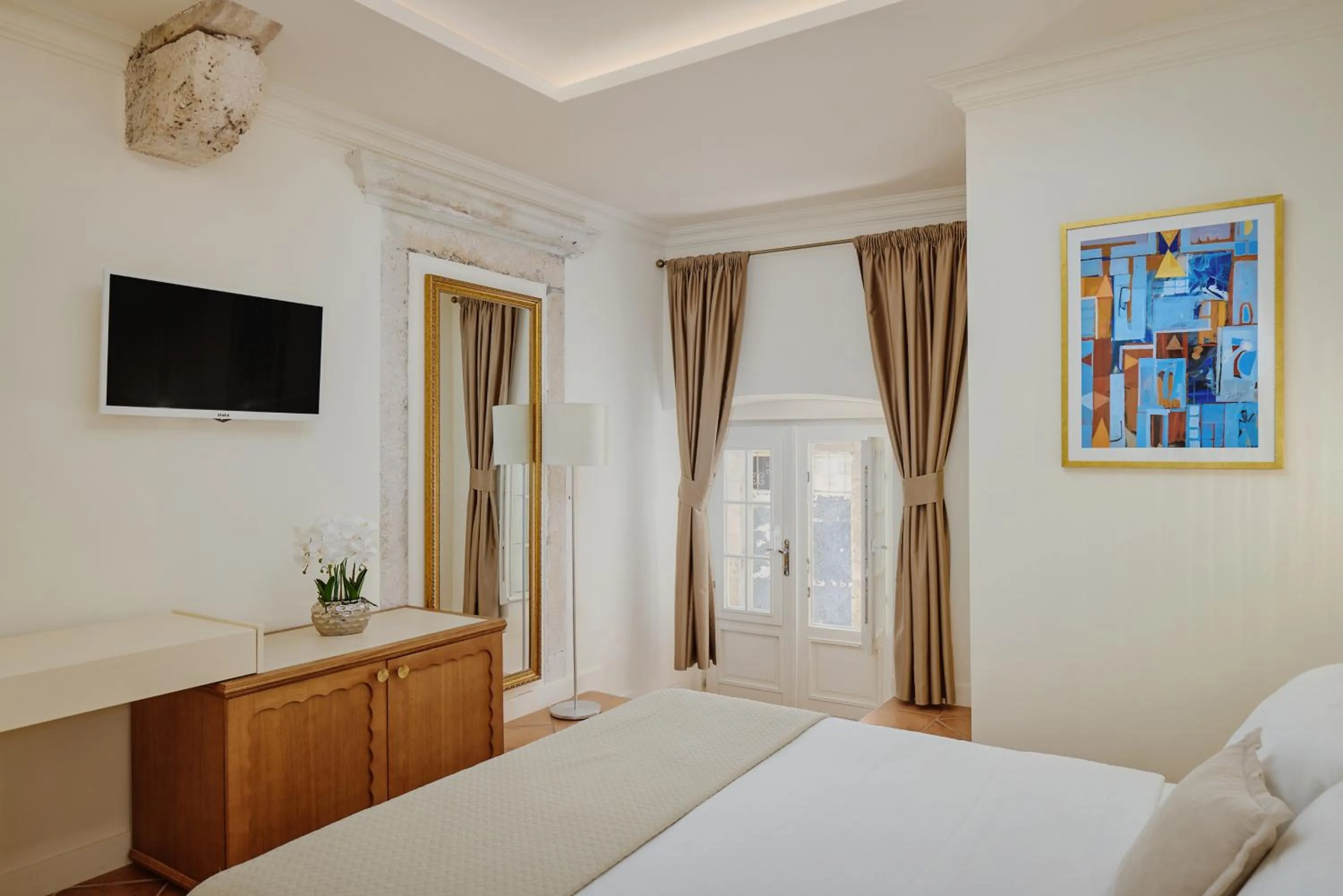 TV and multimedia, Bed in Vila Perast Boutique Hotel