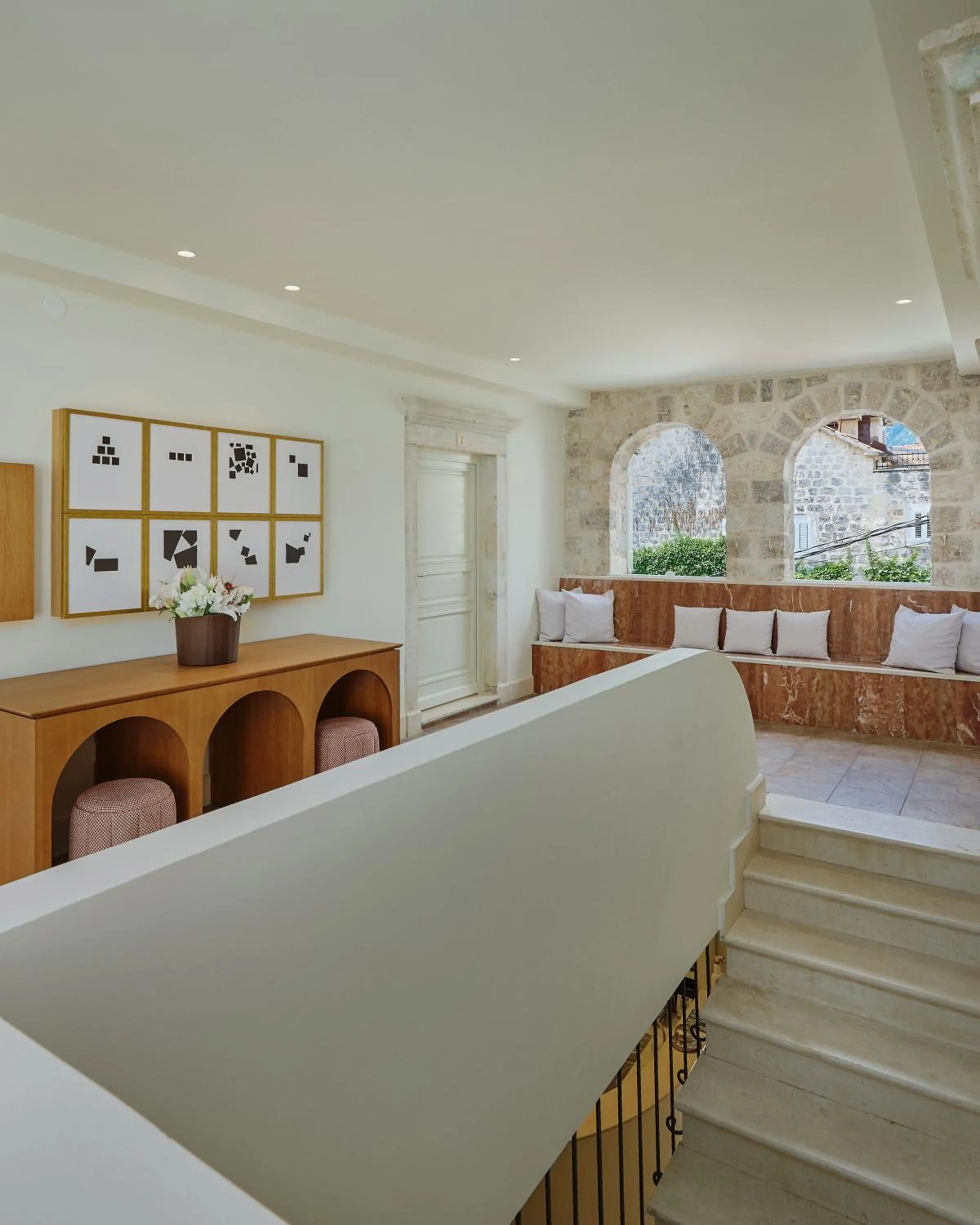 Patio in Vila Perast Boutique Hotel