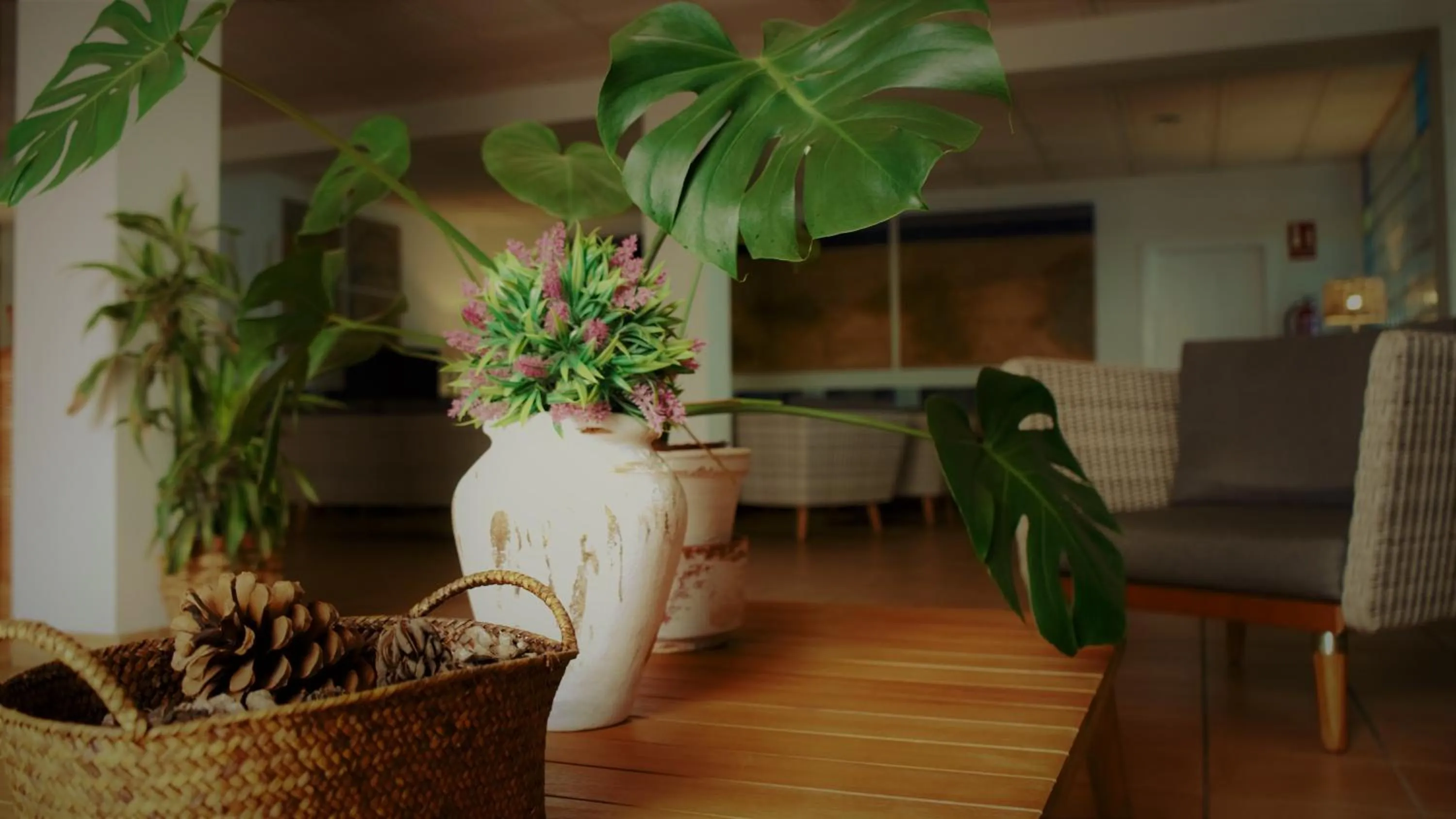 Communal lounge/ TV room in Hotel Ayamontino