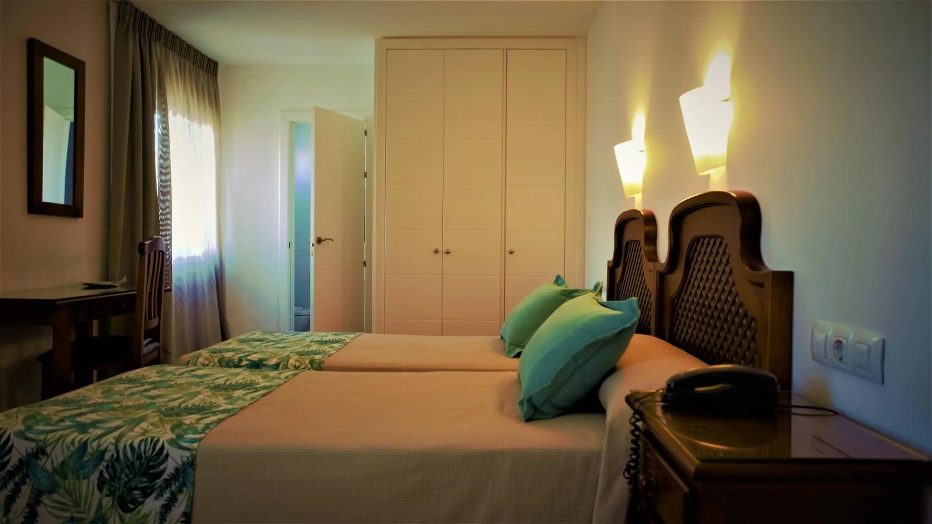 Decorative detail, Bed in Hotel Ayamontino