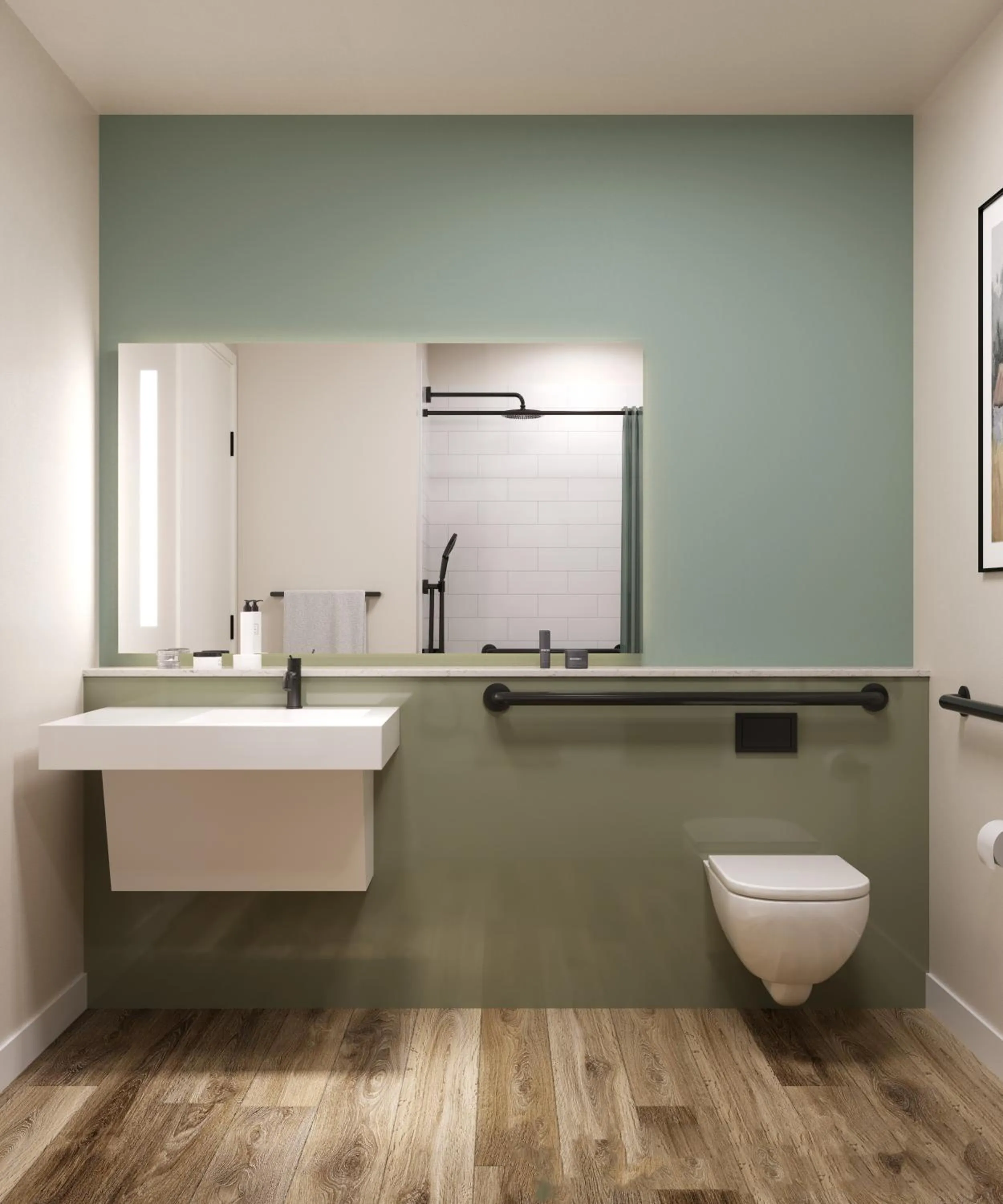 Toilet in Sun & Ski Inn and Suites