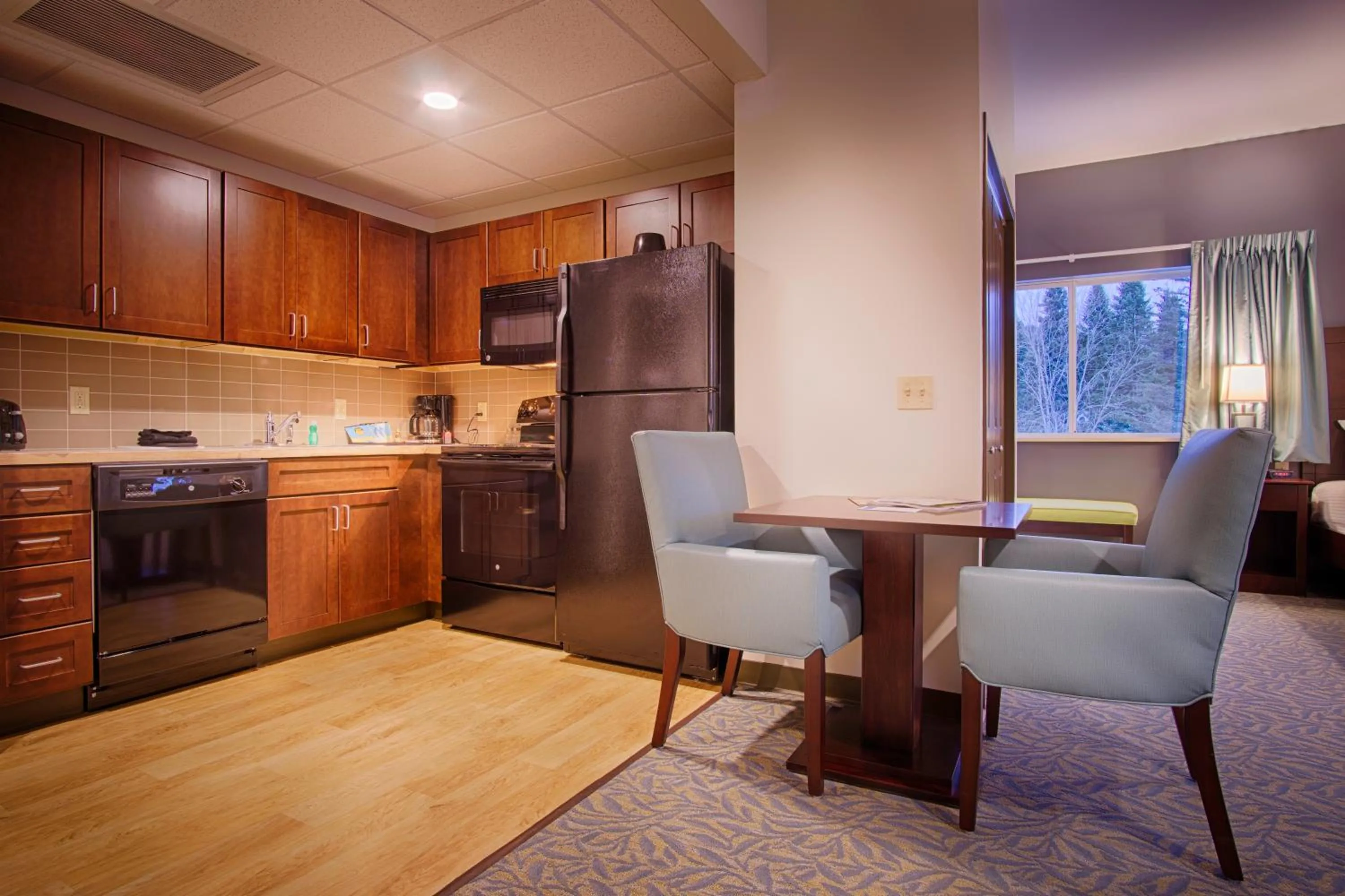 Kitchen or kitchenette in Sun & Ski Inn and Suites