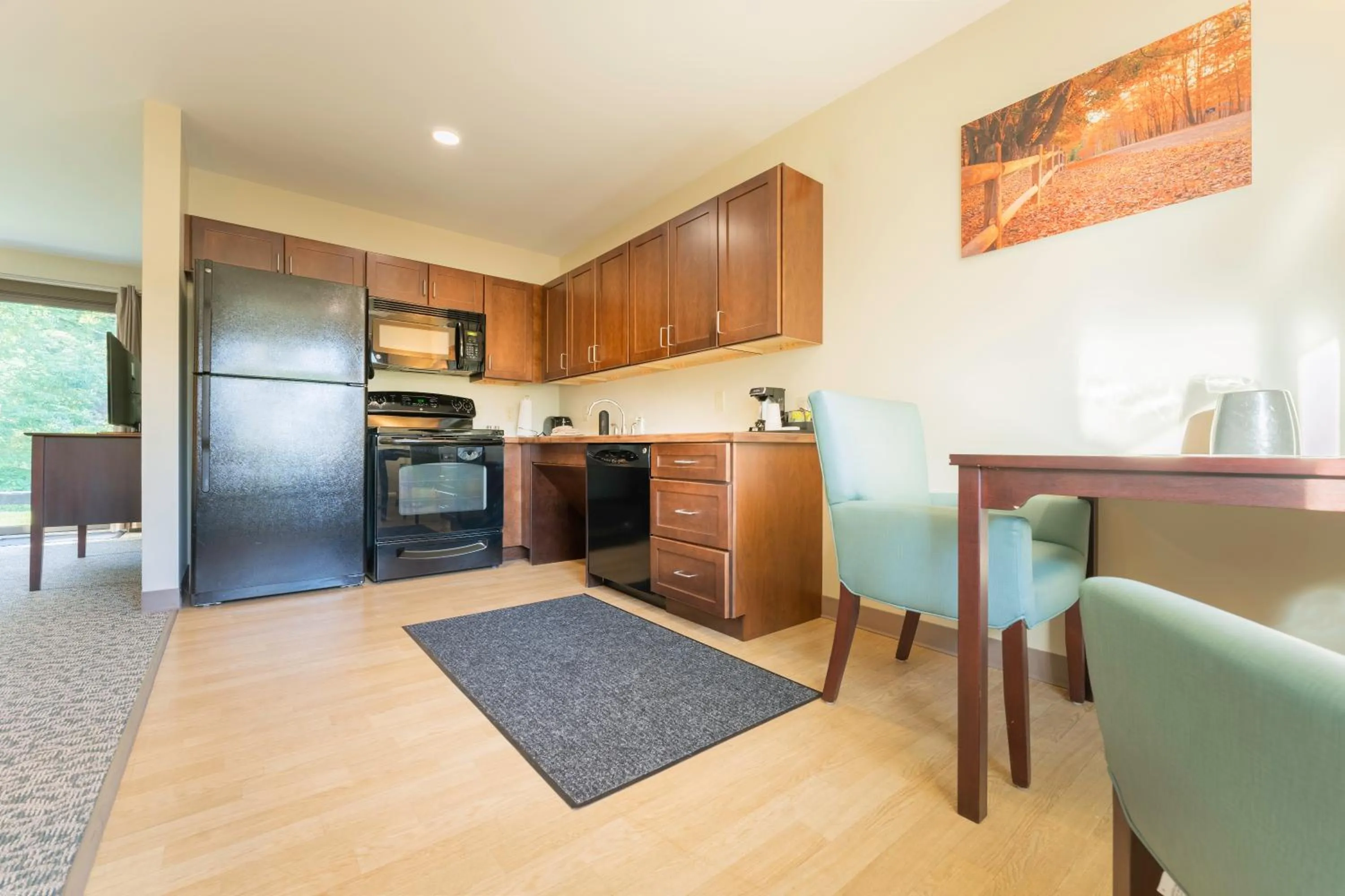 Kitchen or kitchenette in Sun & Ski Inn and Suites