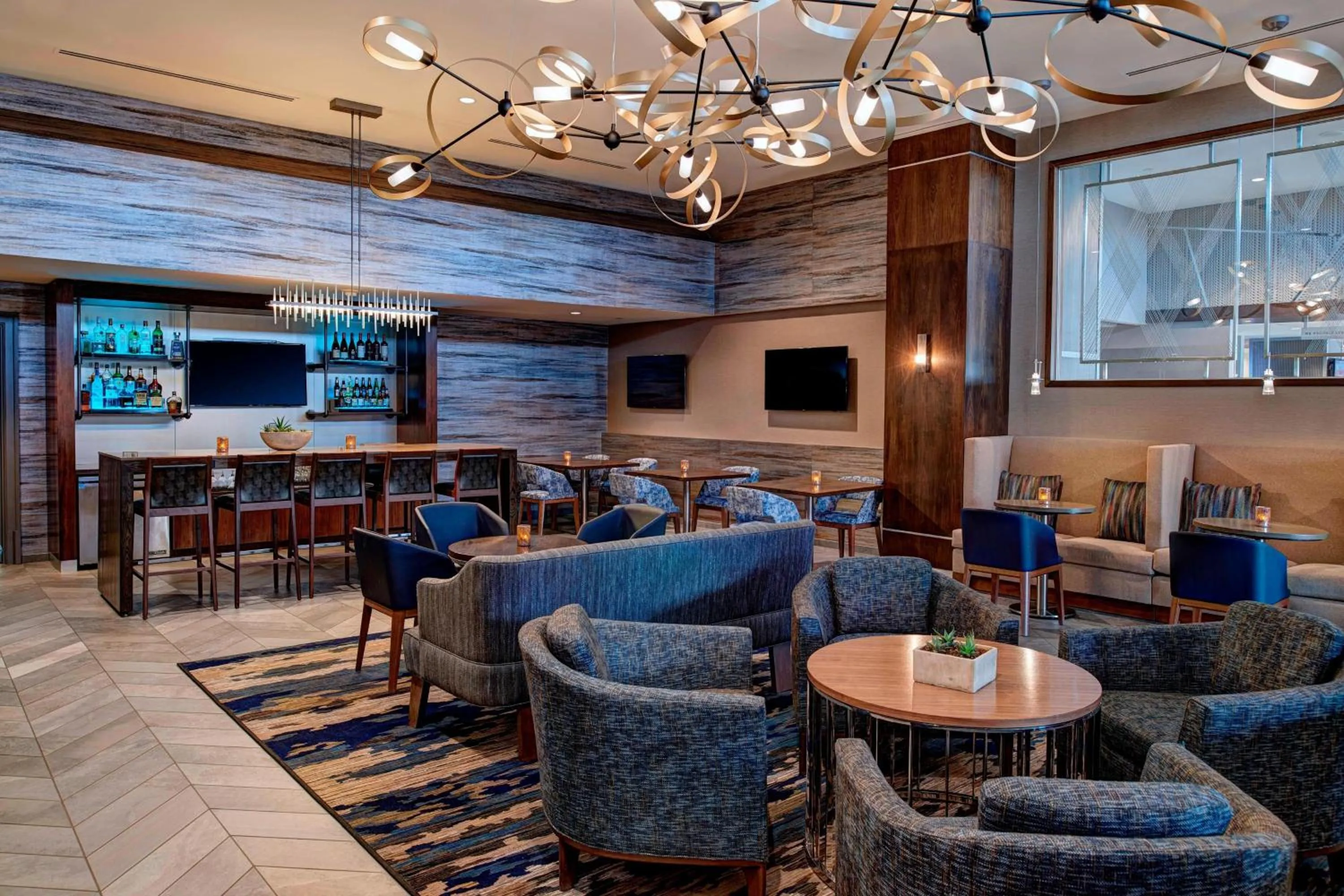 Lounge or bar in Auburn Hills Marriott Pontiac