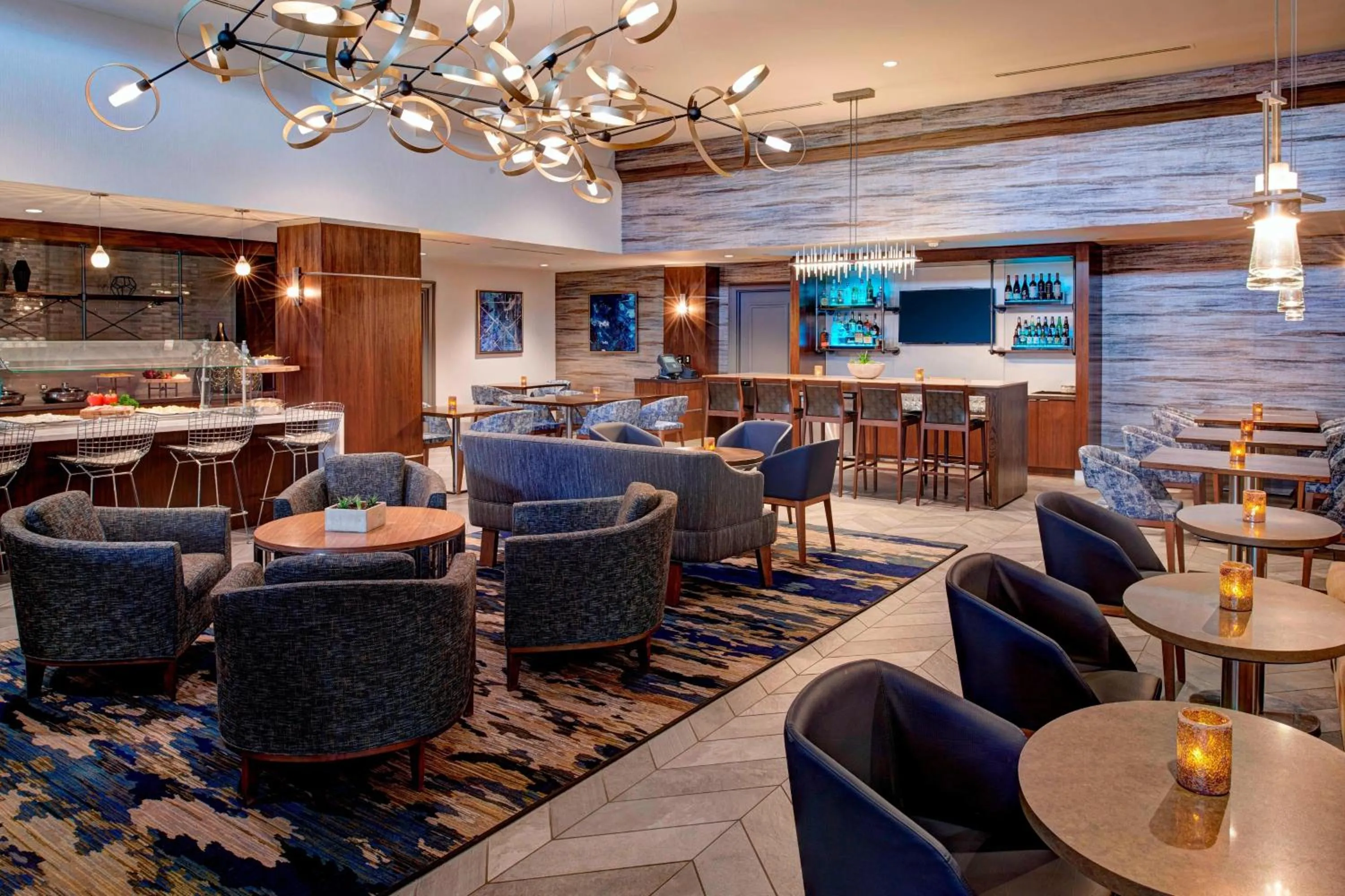 Lounge or bar in Auburn Hills Marriott Pontiac