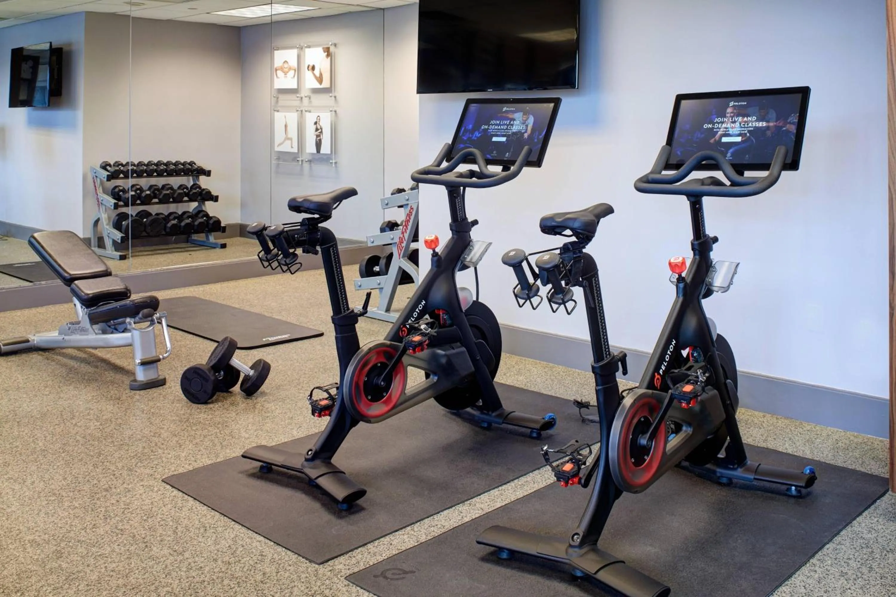 Fitness centre/facilities in Auburn Hills Marriott Pontiac