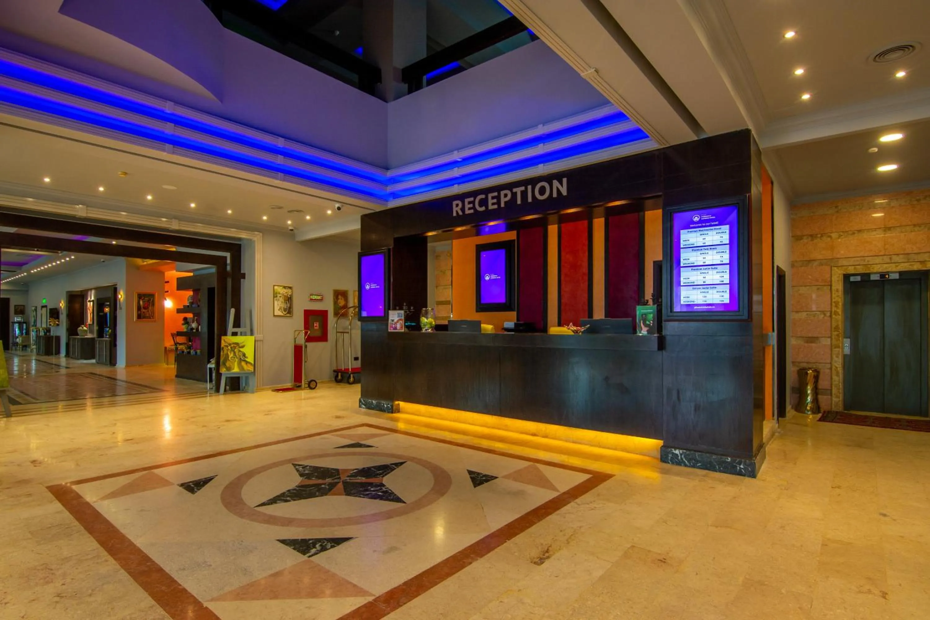 Lobby or reception in Phoenicia Express Hotel