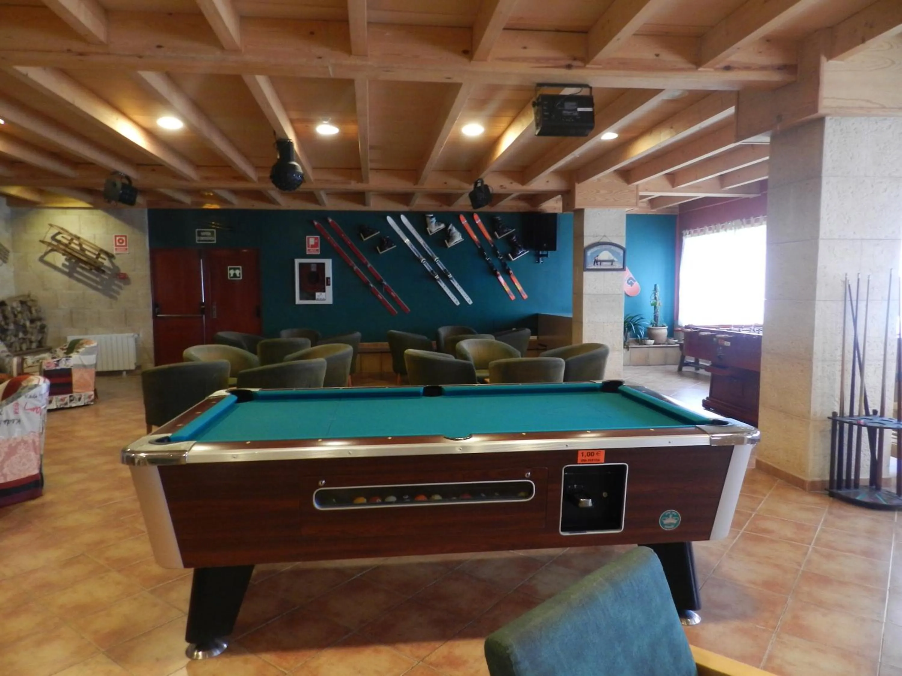 Game Room in Hotel Supermolina