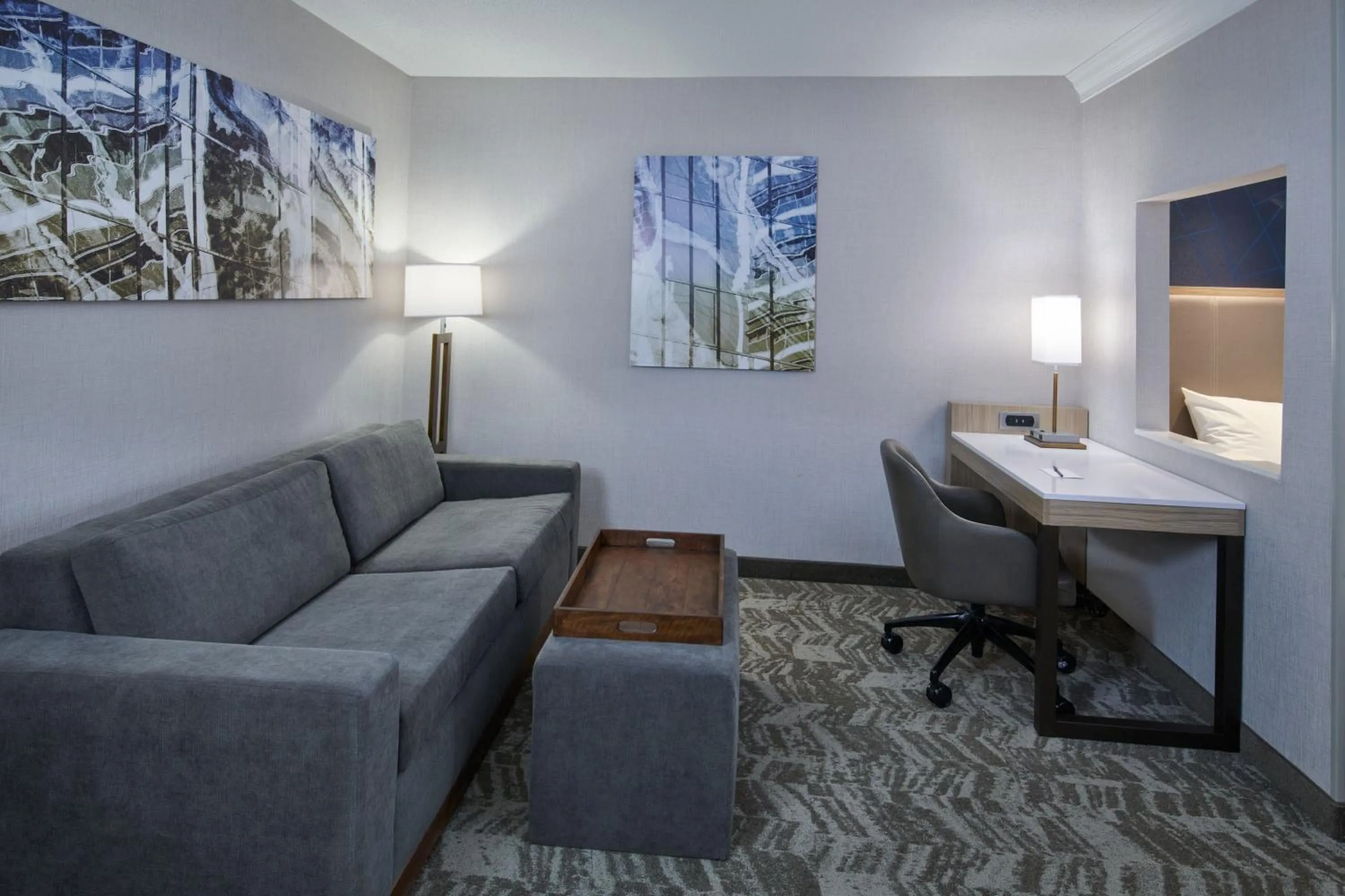 Photo of the whole room in SpringHill Suites Detroit Southfield