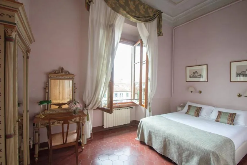 Bed in Hotel Palazzo Guadagni