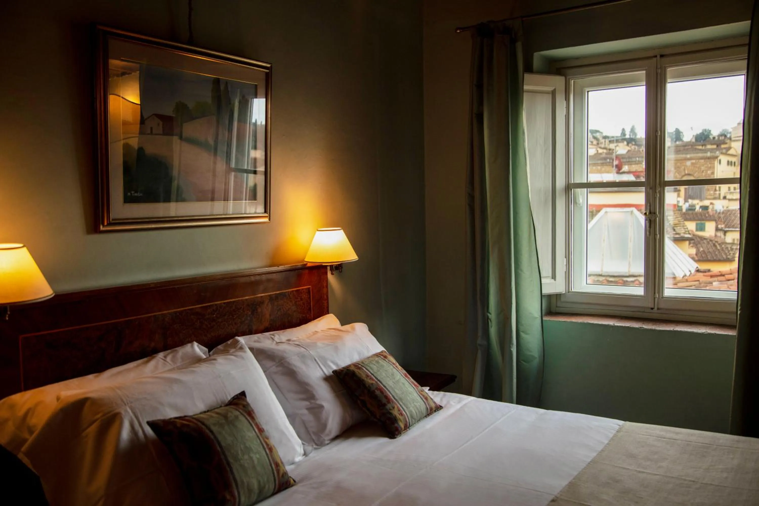 Bed in Hotel Palazzo Guadagni