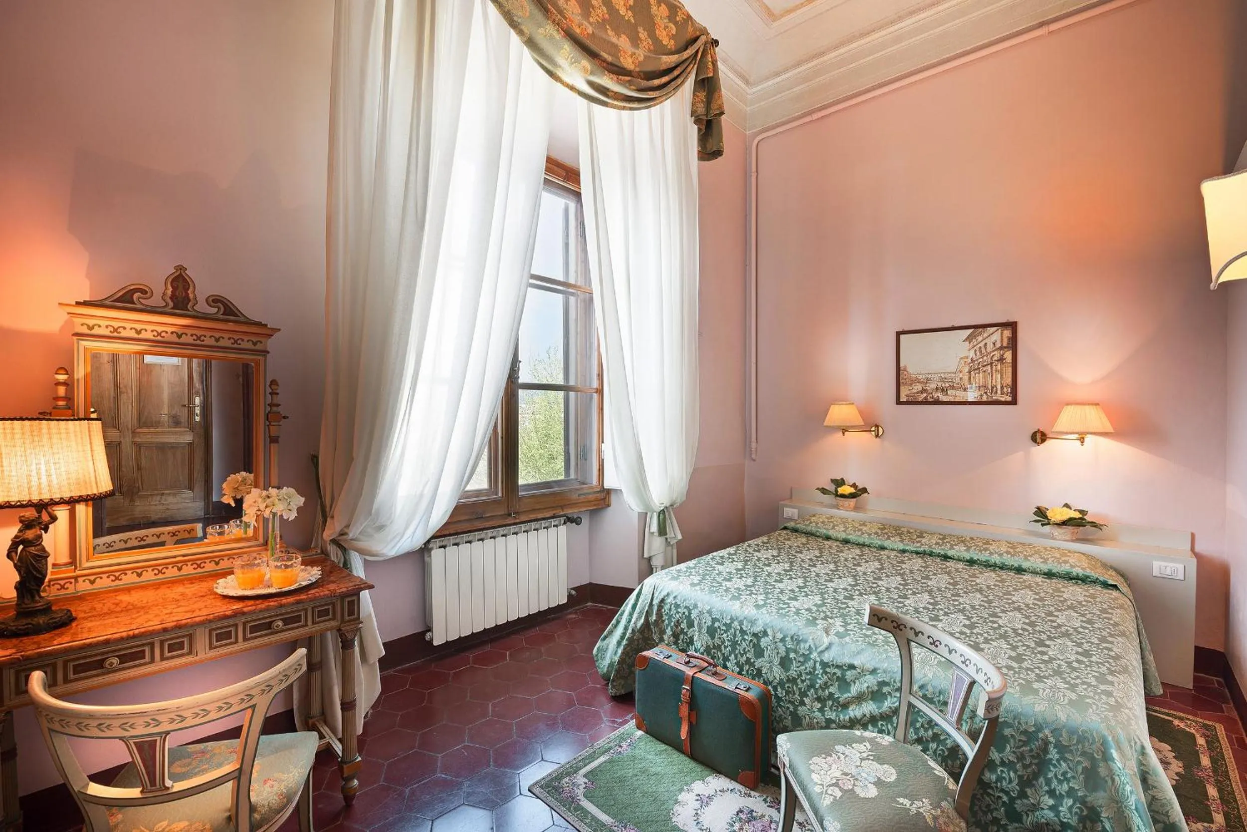 Bed in Hotel Palazzo Guadagni