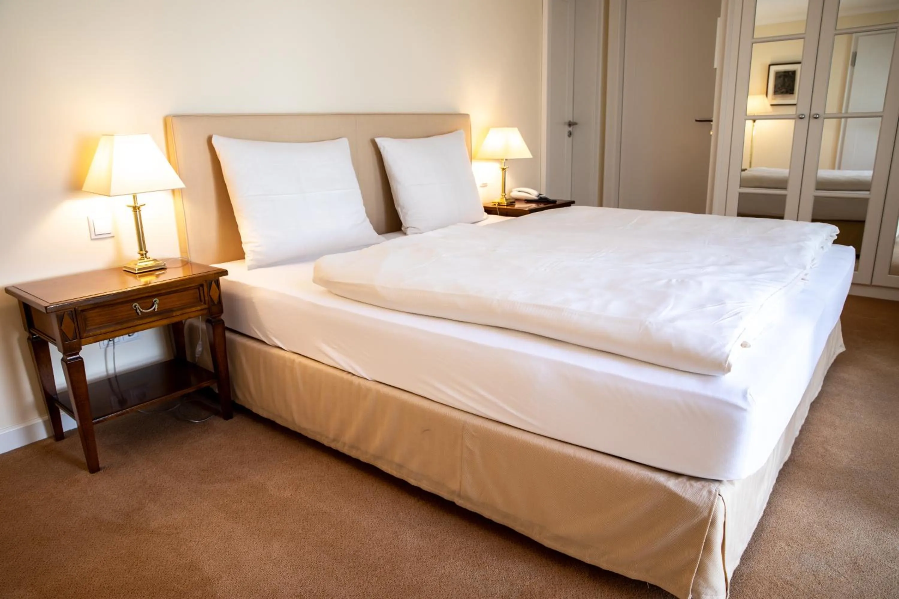 Bed in Altstadthotel Messerschmitt