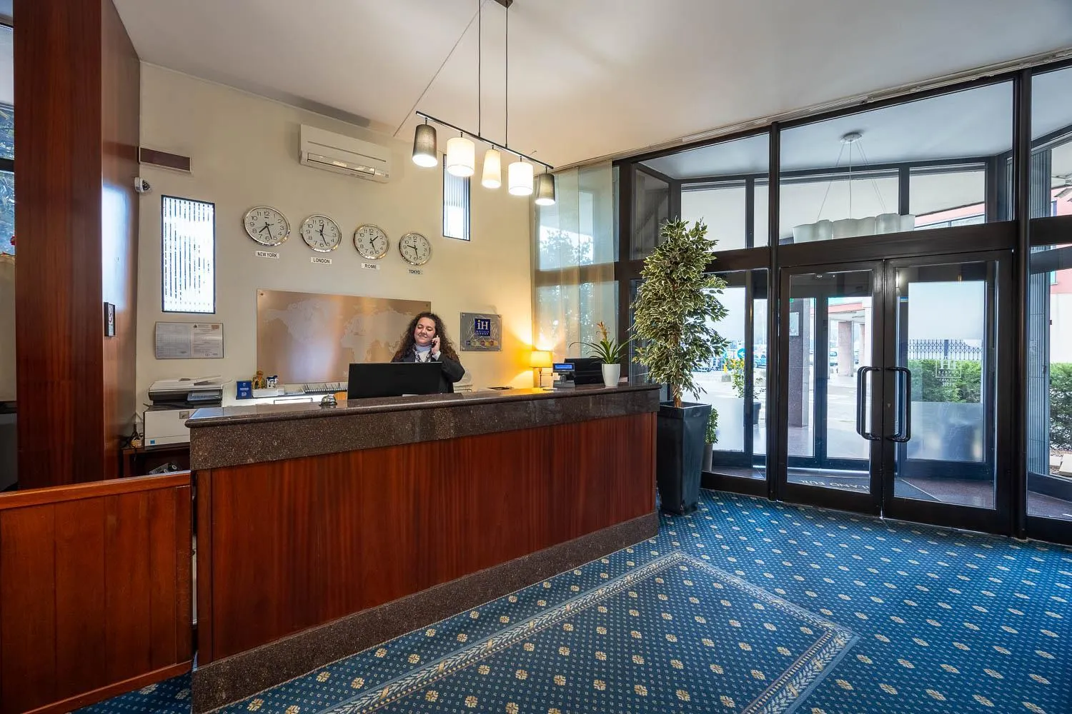 Lobby or reception in iH Hotels Milano Eur - Trezzano sul Naviglio