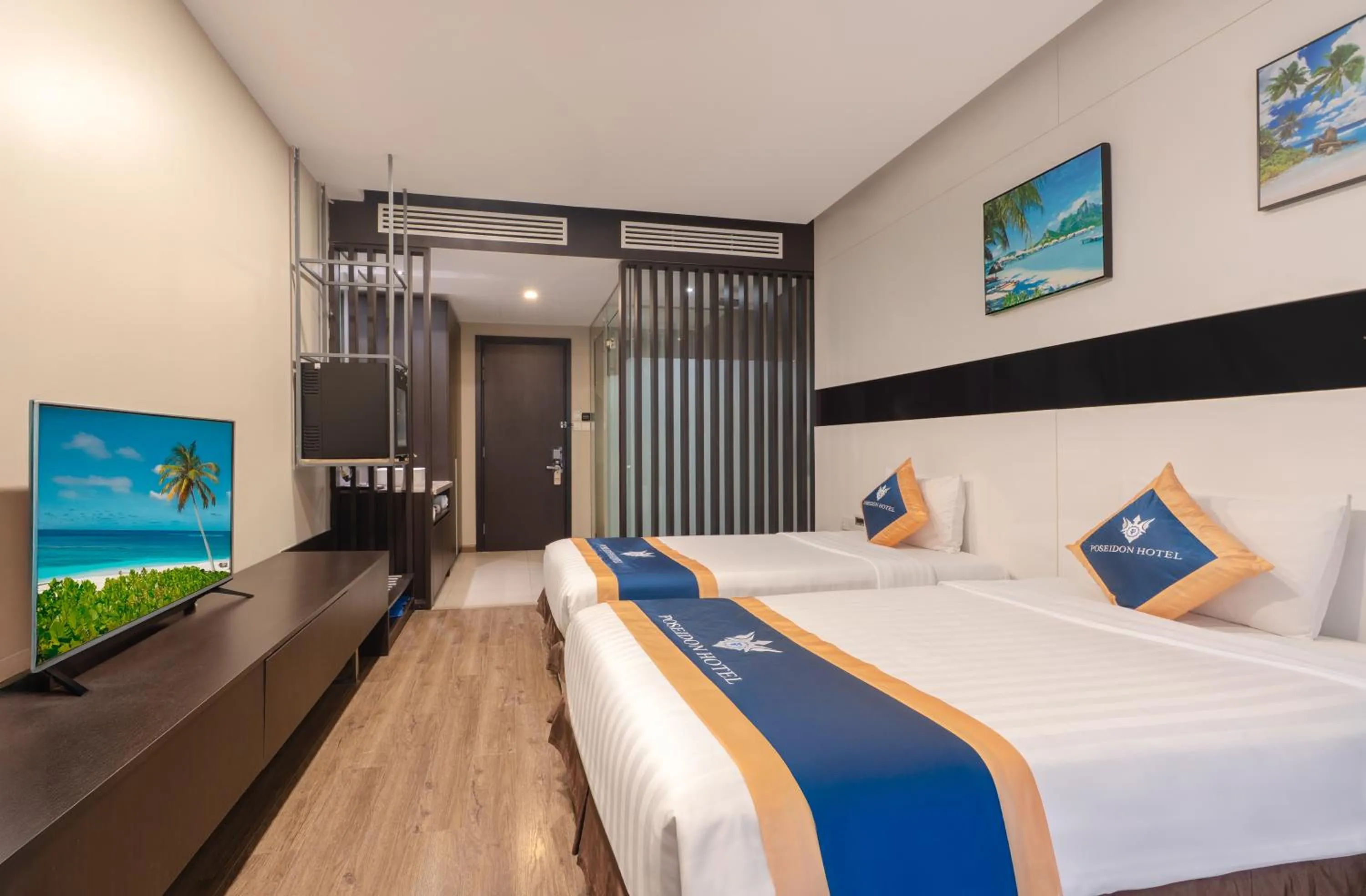 Photo of the whole room, Bed in Poseidon Nha Trang Hotel