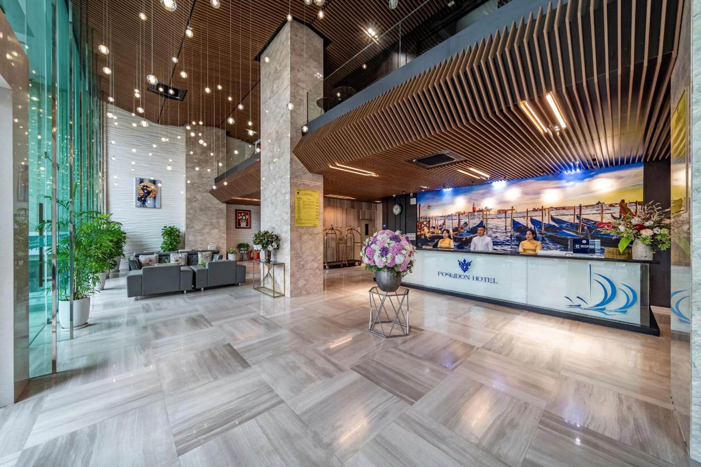 Lobby or reception in Poseidon Nha Trang Hotel