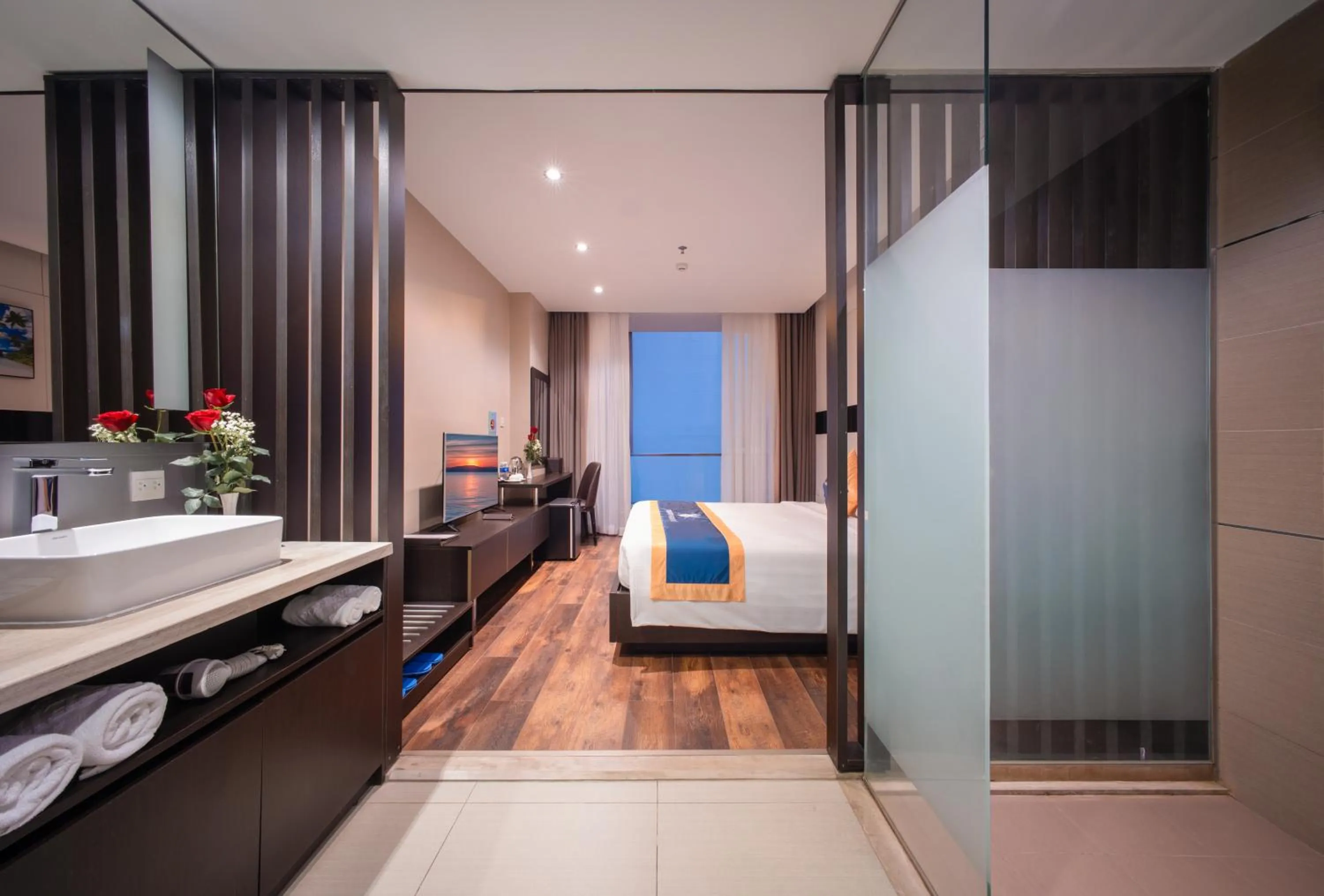 Bedroom in Poseidon Nha Trang Hotel