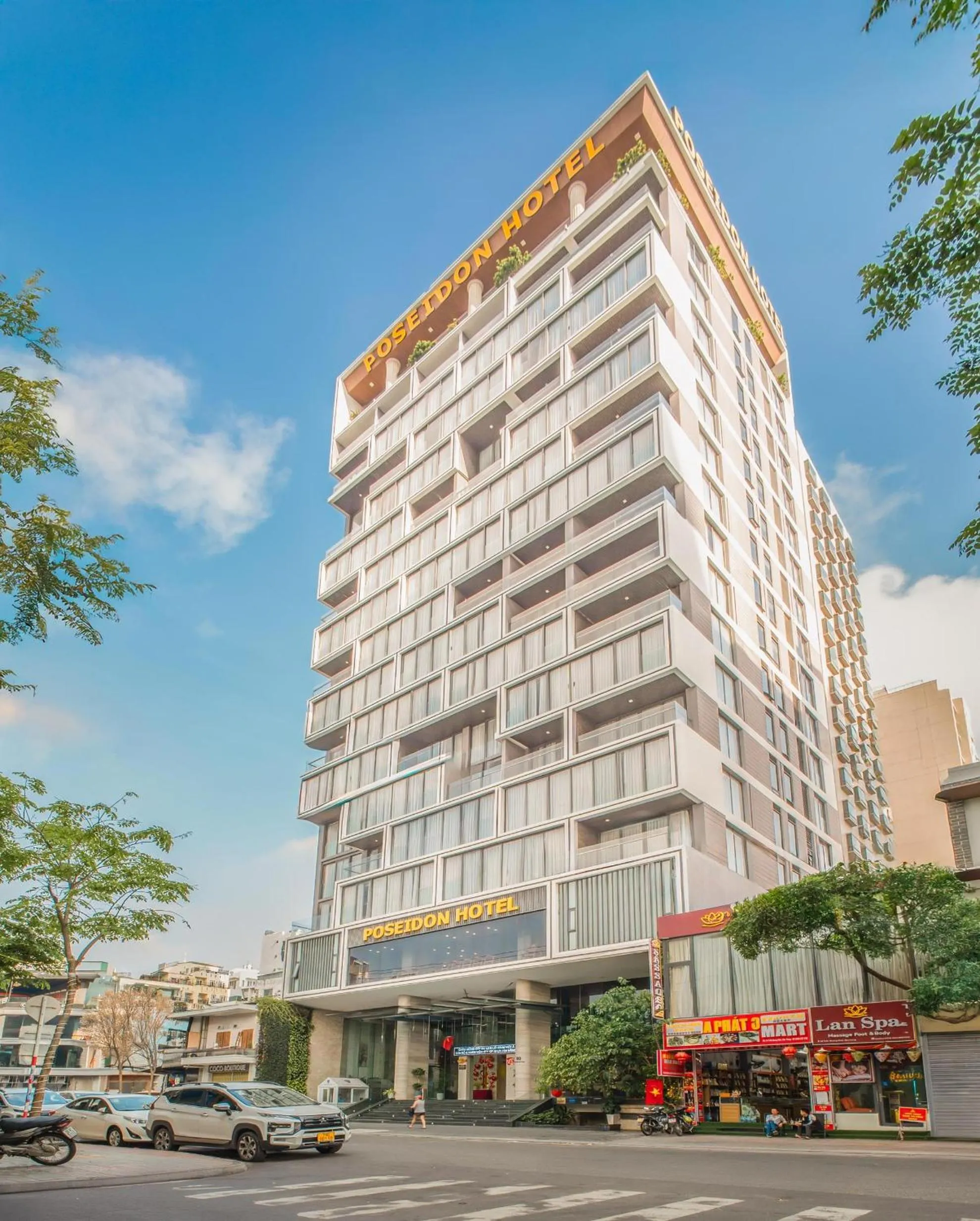 Property building in Poseidon Nha Trang Hotel