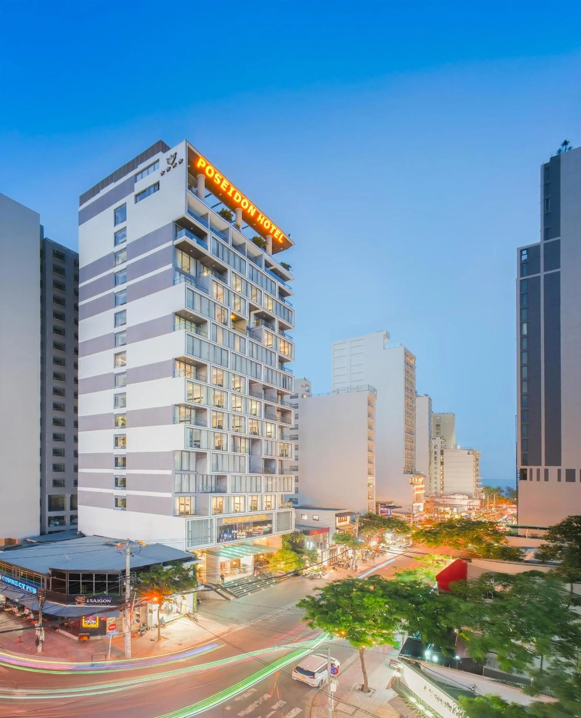 Property building in Poseidon Nha Trang Hotel