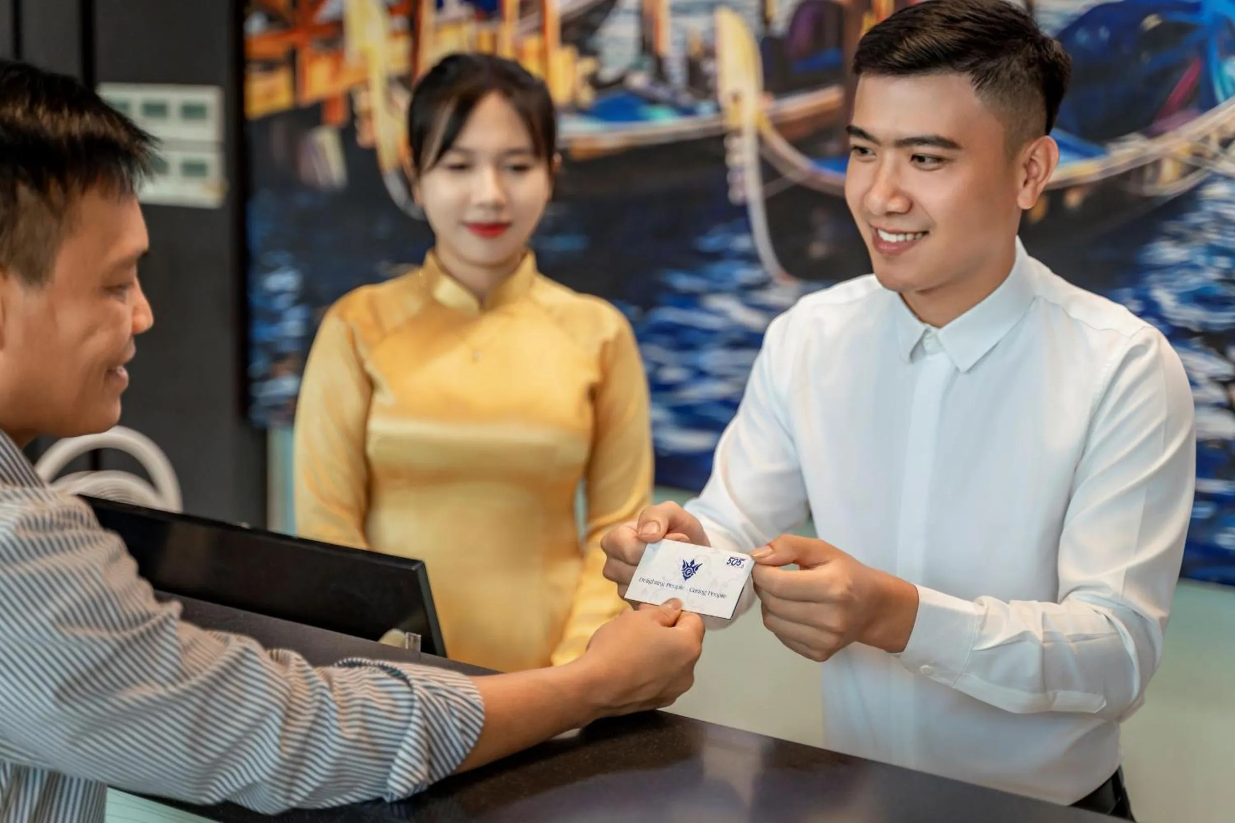 Staff in Poseidon Nha Trang Hotel