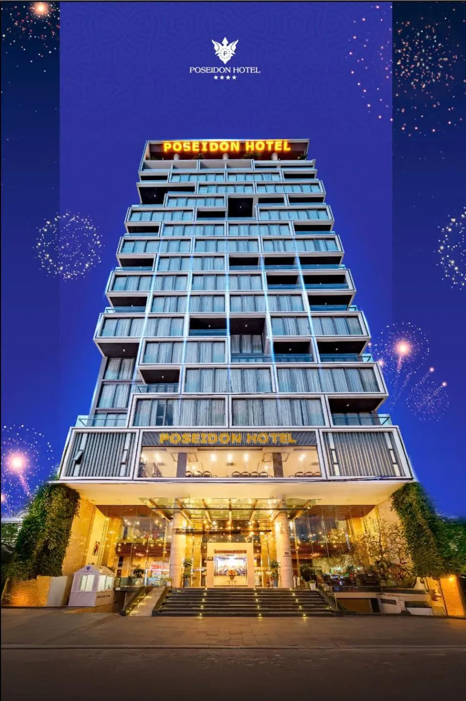Property building in Poseidon Nha Trang Hotel