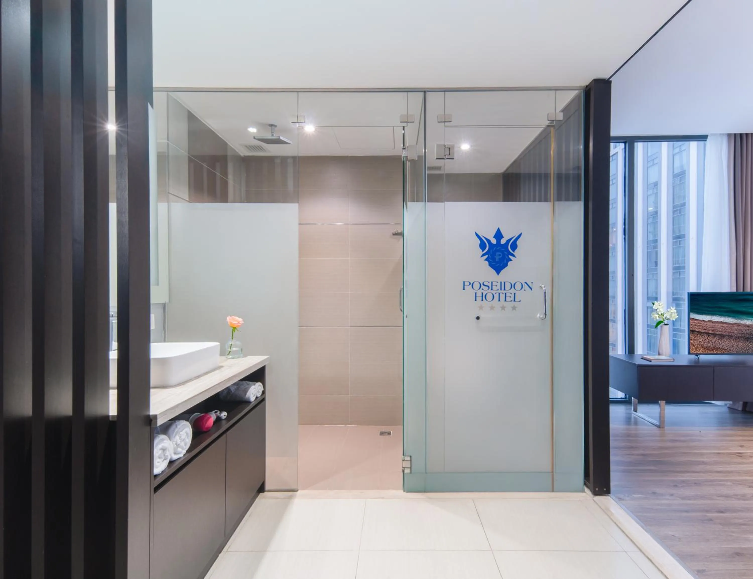 Shower in Poseidon Nha Trang Hotel