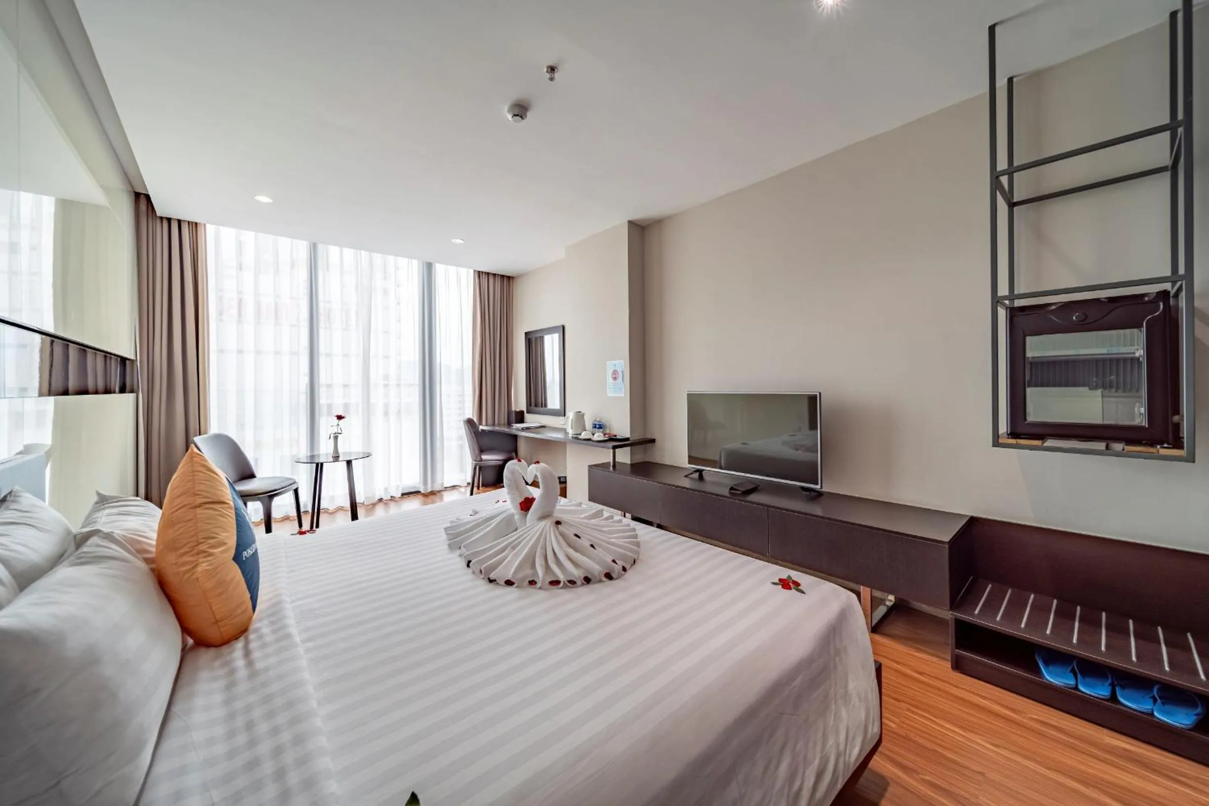 Photo of the whole room, Bed in Poseidon Nha Trang Hotel