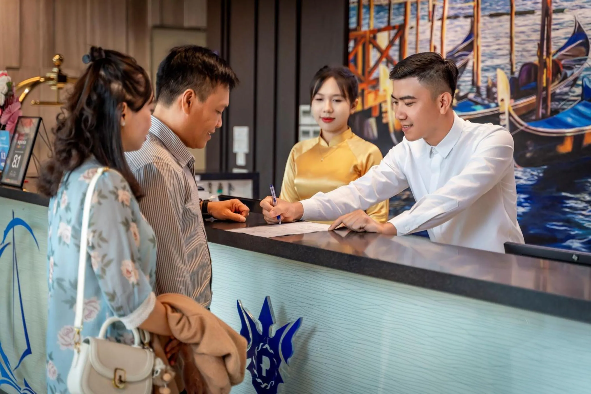 Lobby or reception in Poseidon Nha Trang Hotel