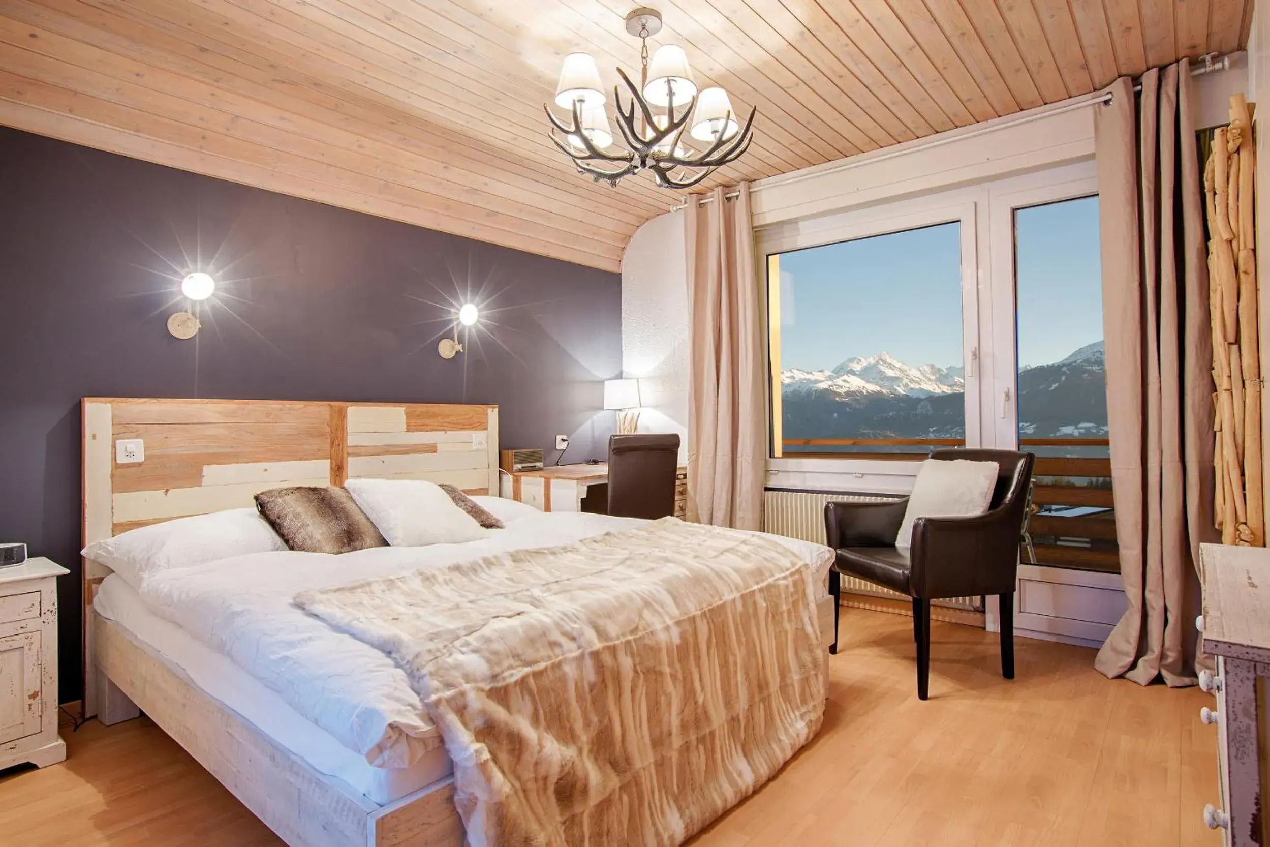 Double Room with Balcony - single occupancy in Hotel du Lac Double Room with Balcony - single occupancy in Hotel du Lac