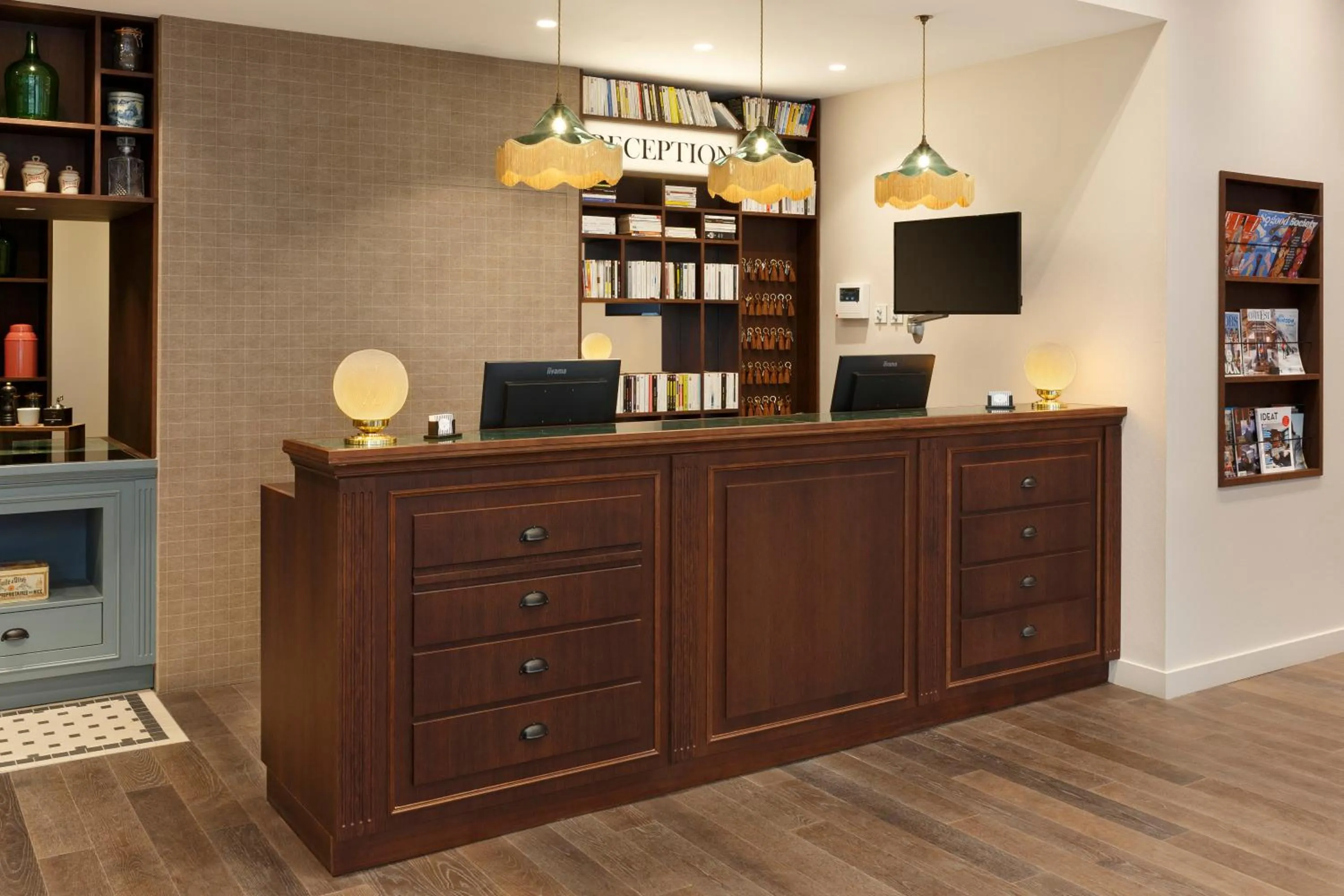 Lobby or reception in Maison Barbillon Grenoble - Centre Gare