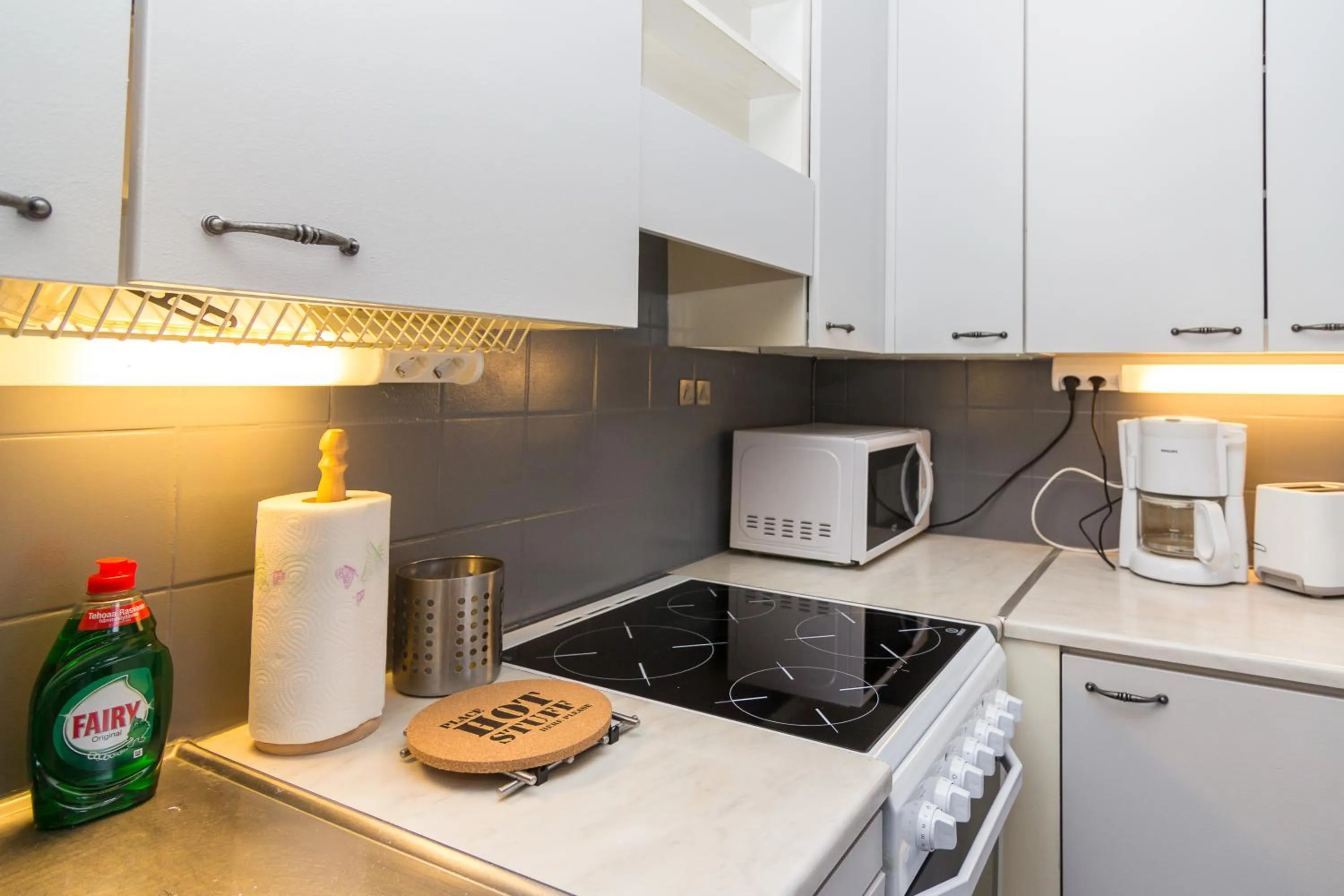 Kitchen or kitchenette in Santa's City Apartments