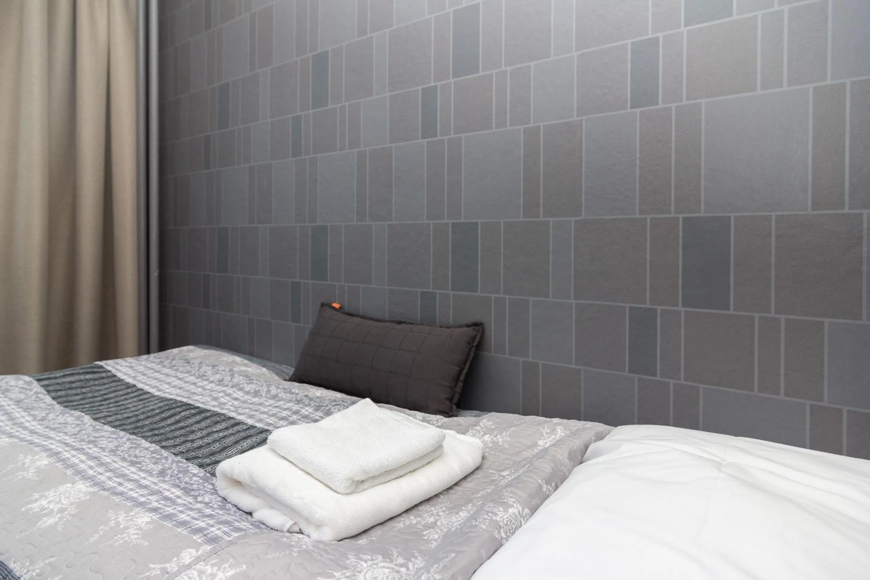 Bed in Santa's City Apartments