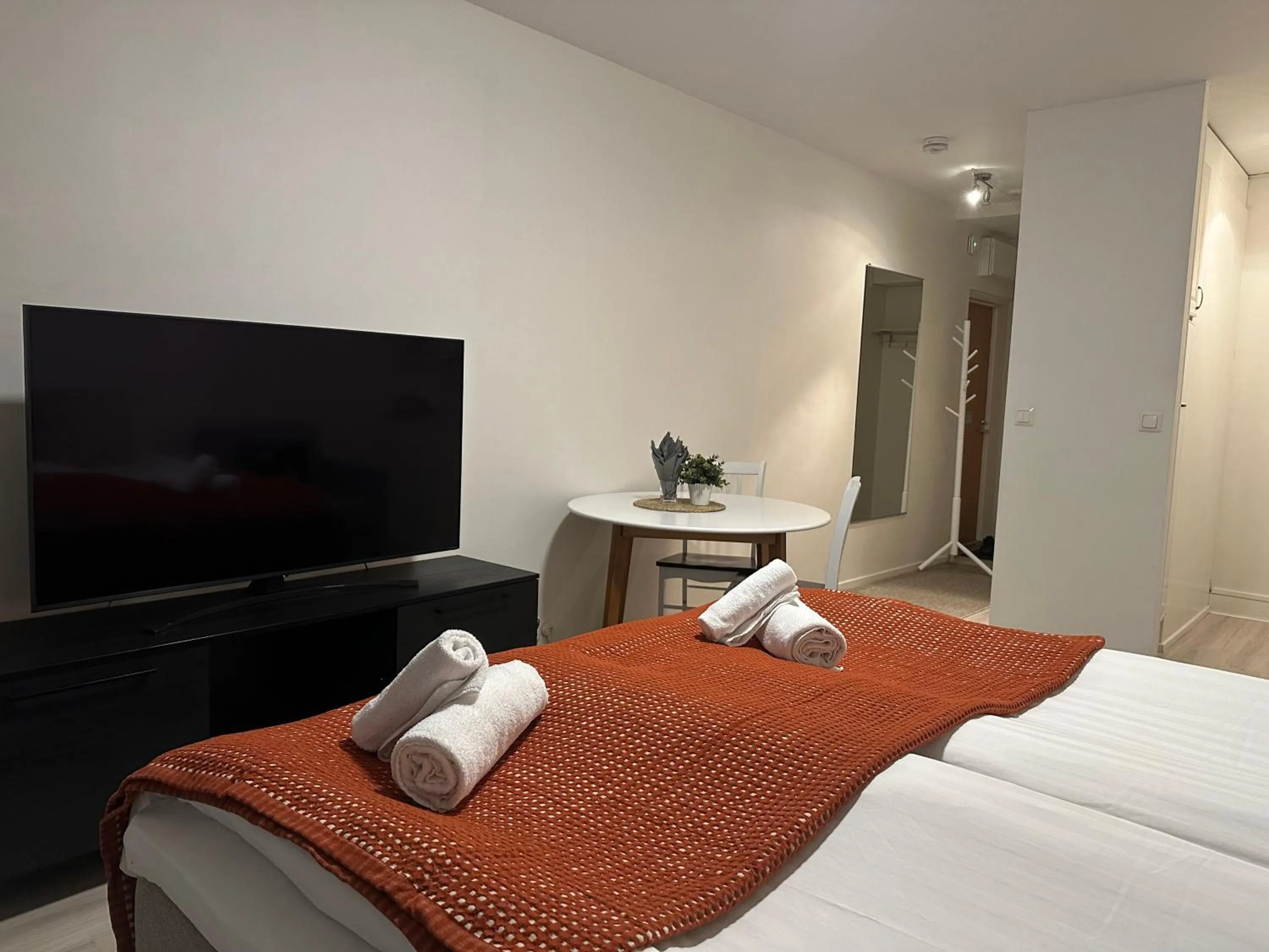 Bed in Santa's City Apartments