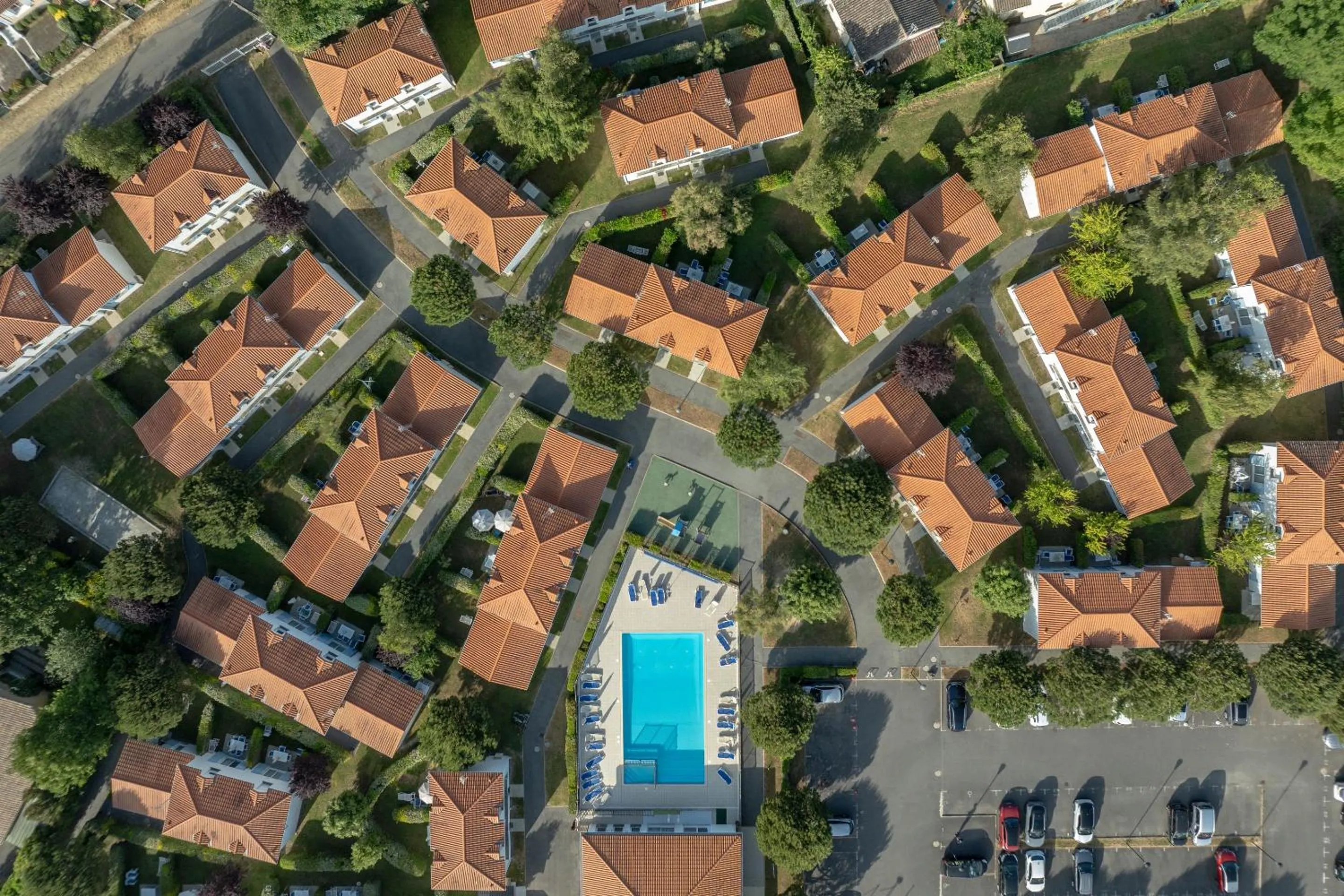 Bird's eye view in Résidence Odalys Le Domaine de l'Océan