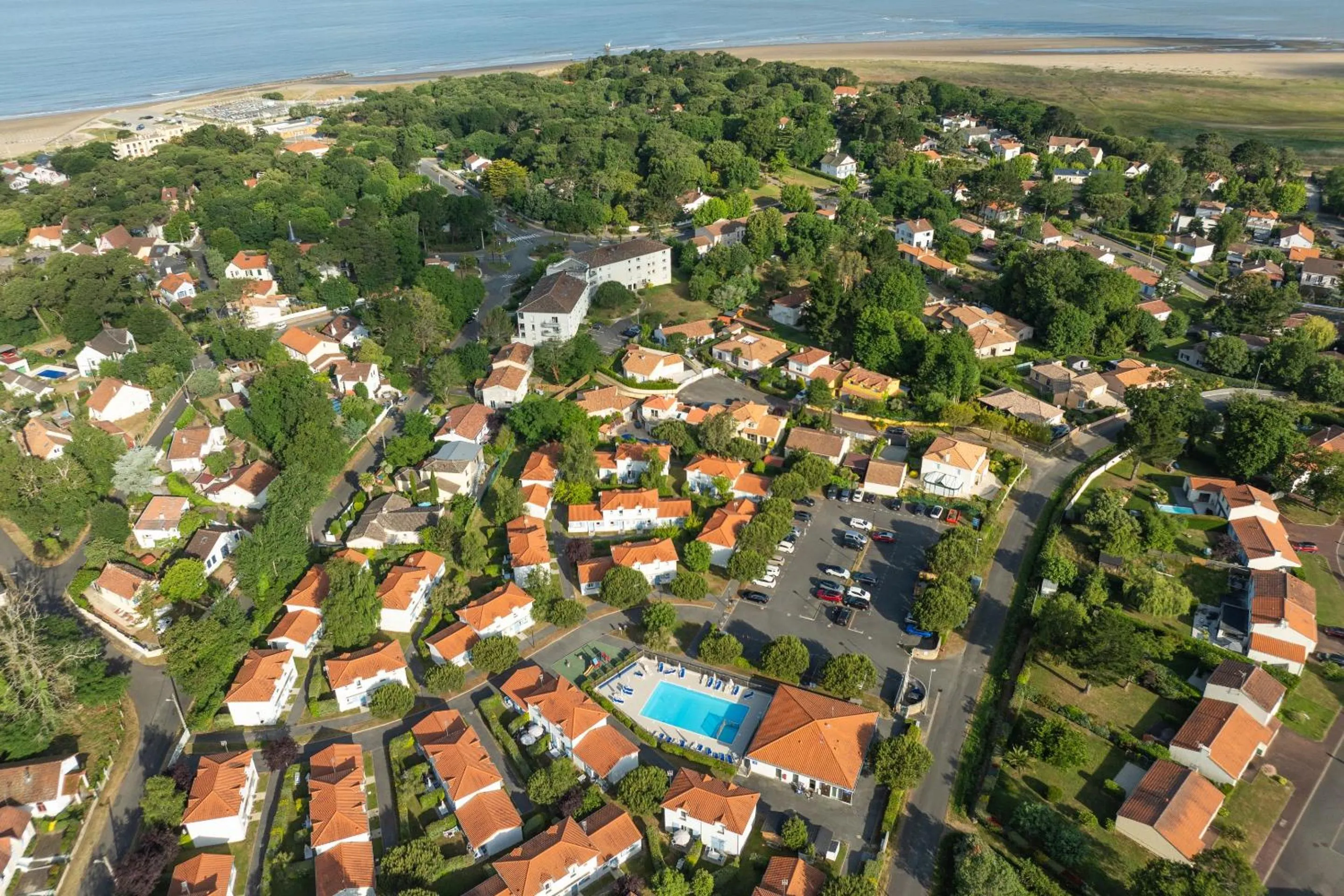 Bird's eye view in Résidence Odalys Le Domaine de l'Océan