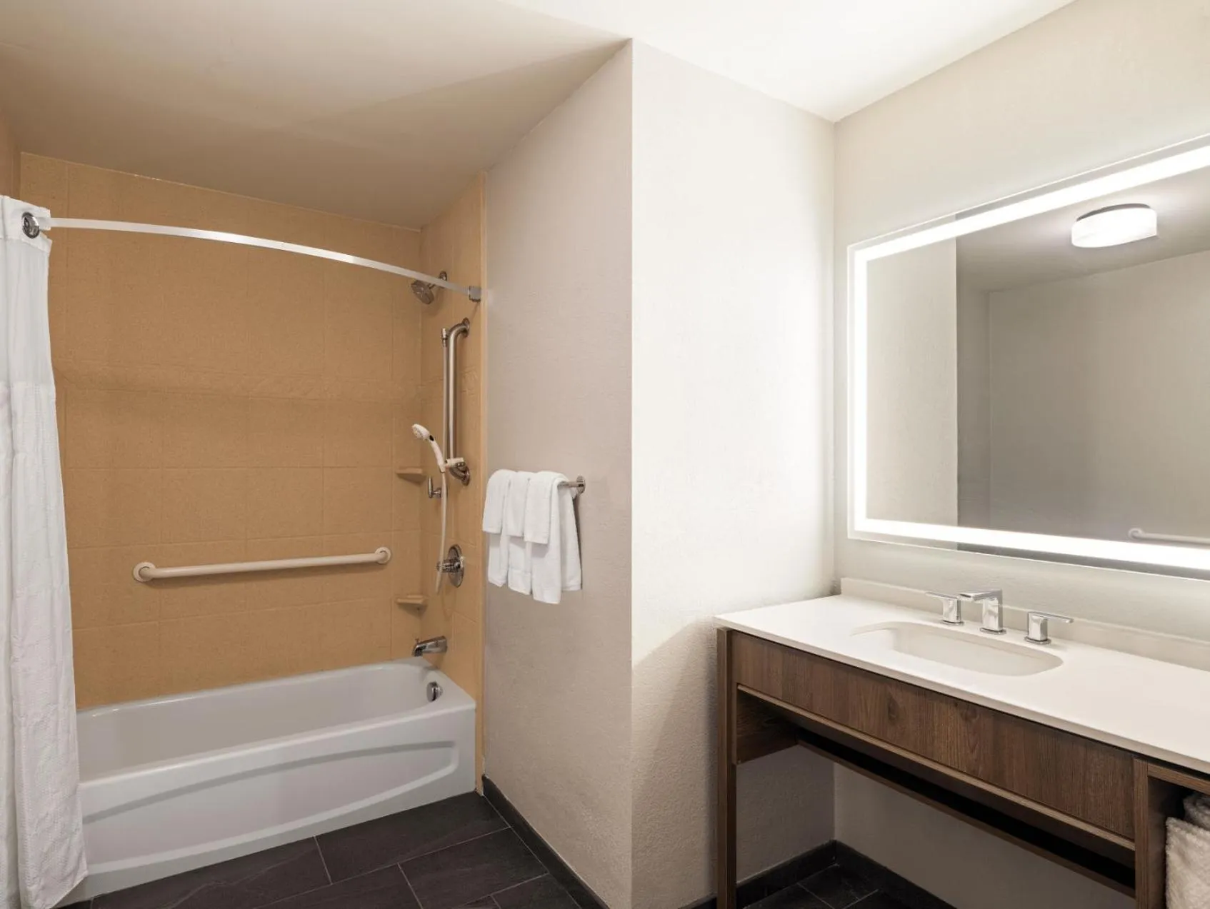 Shower in Staybridge Suites Rochester University by IHG