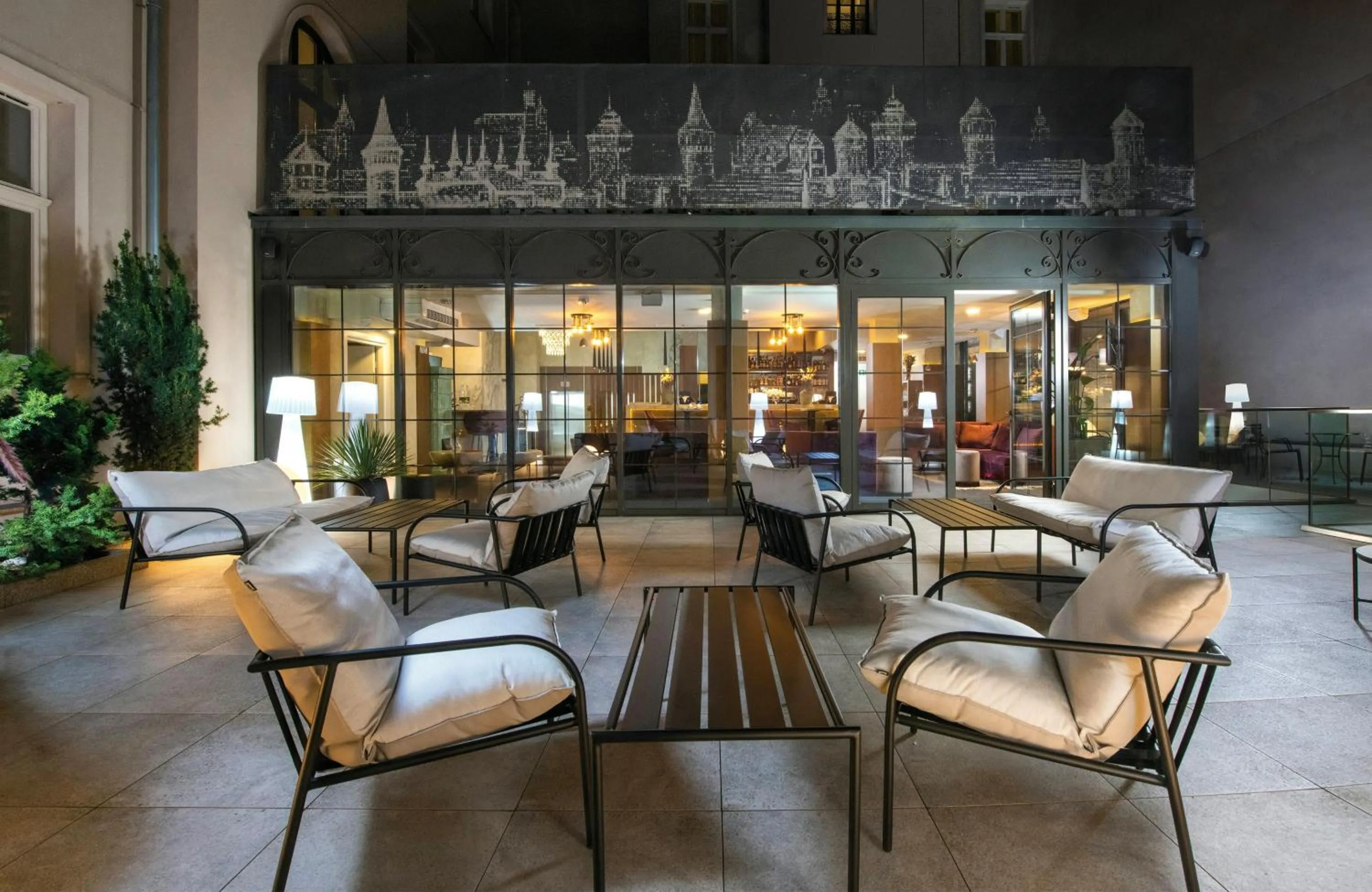 Balcony/Terrace in Leonardo Boutique Hotel Krakow Old Town